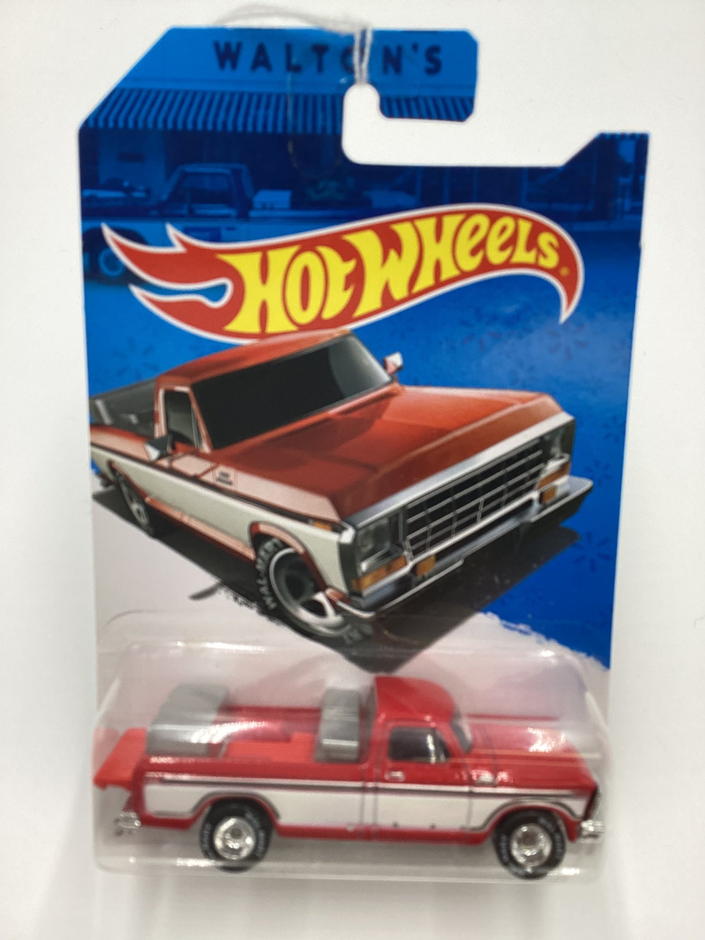 2014 Hot Wheels Walmart Exclusive Sam Walton‘s 1979 Ford F-150 Truck Red 239A