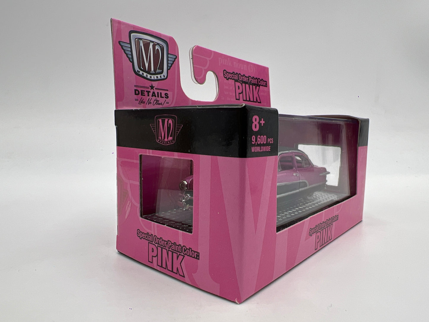 M2 Machines Walmart Exclusive Special Order Paint Color 1951 Ford Crestliner Pink S110