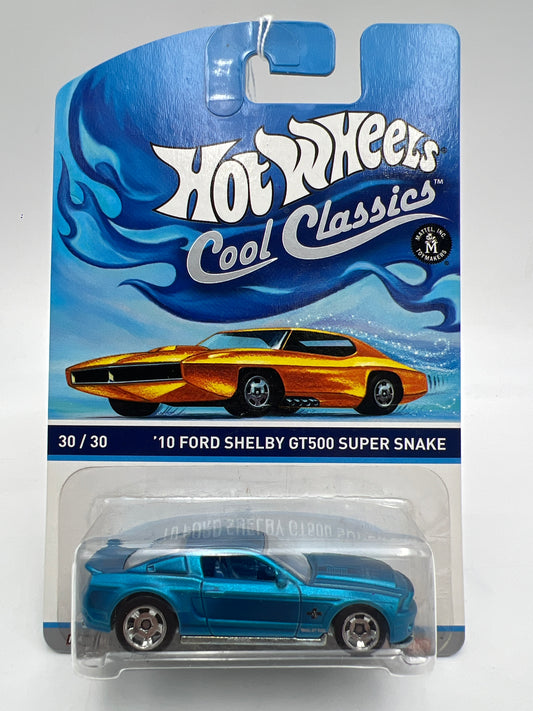 Hot Wheels Cool Classics #30 10 Ford Shelby GT500 Super Snake Blue Loose Blister 151A