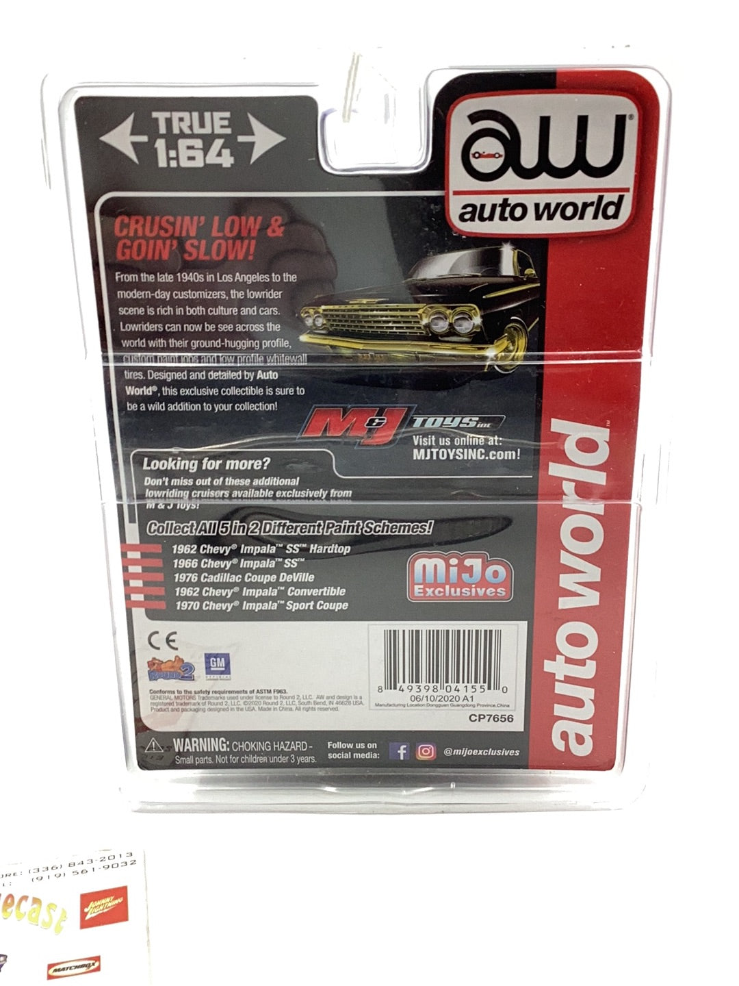 Auto world MiJo exclusive 1962 Chevy Impala SS Hardtop Chase