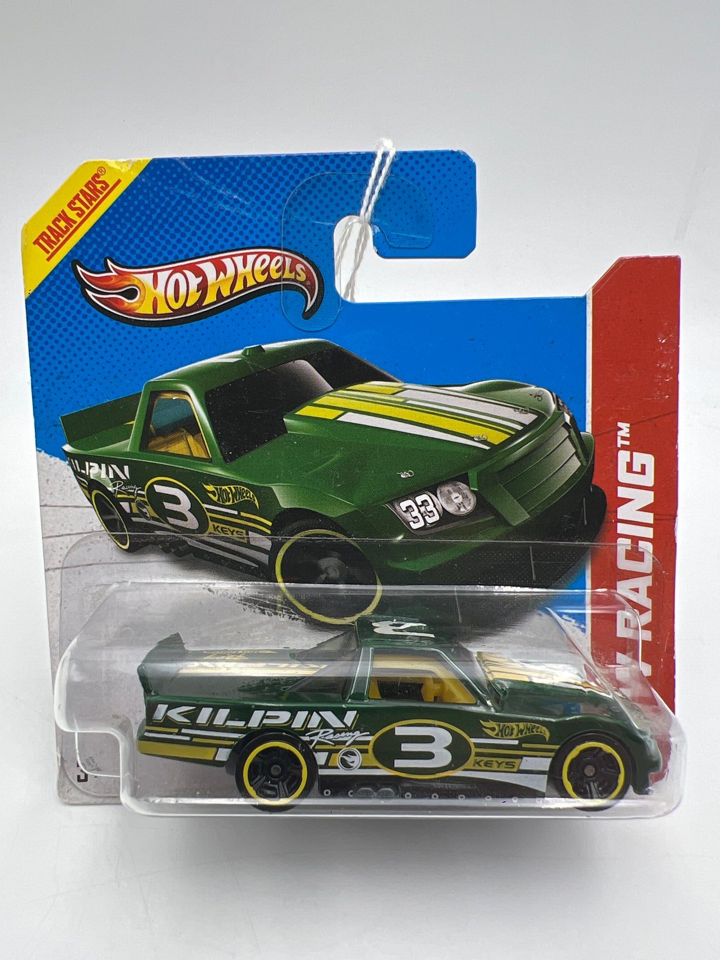 2013 Hot Wheels Short Card Treasure Hunt #121 Circle Trucker Green