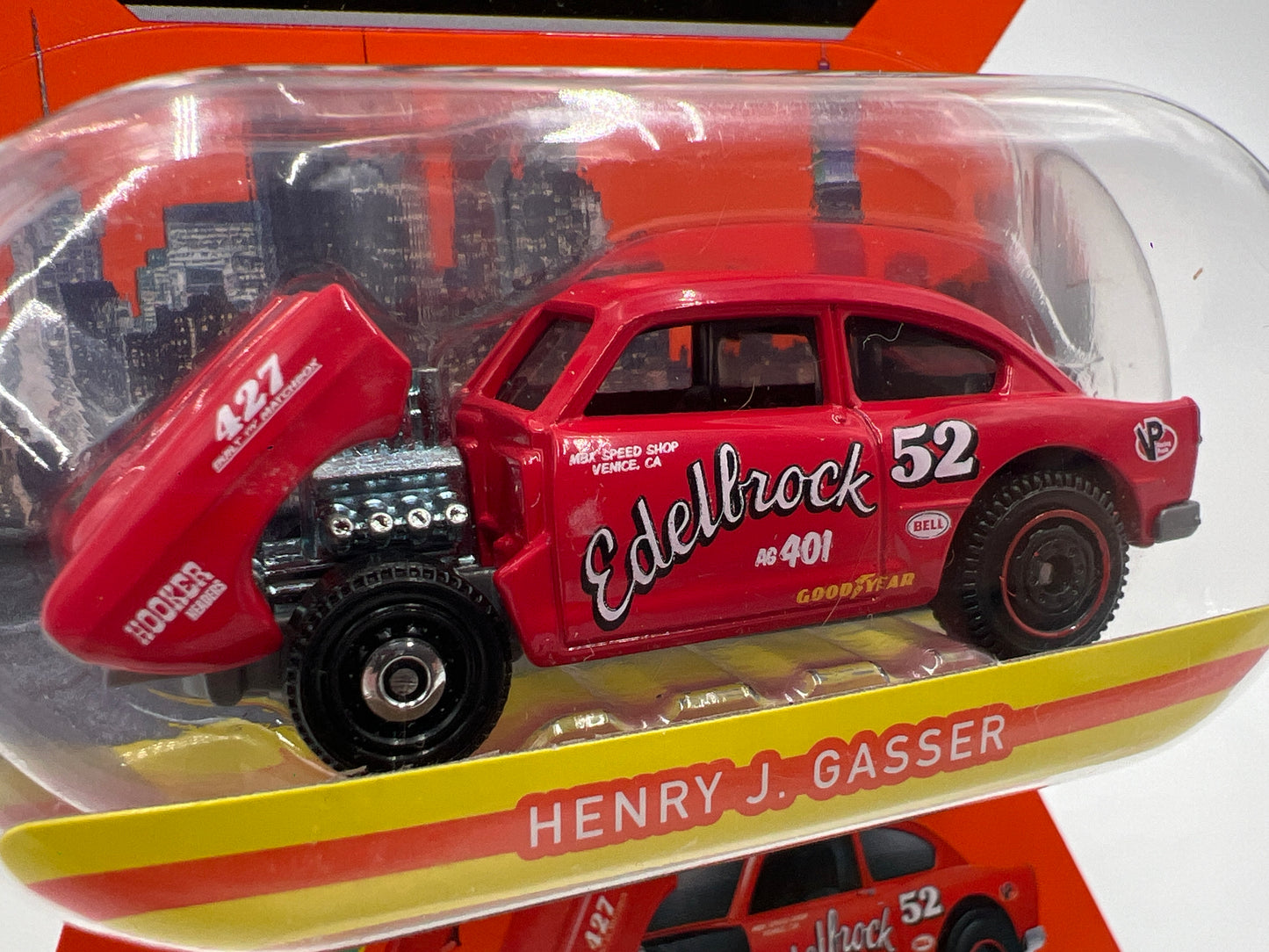 Matchbox Moving Parts #37 Henry J Gasser Edelbrock Red
