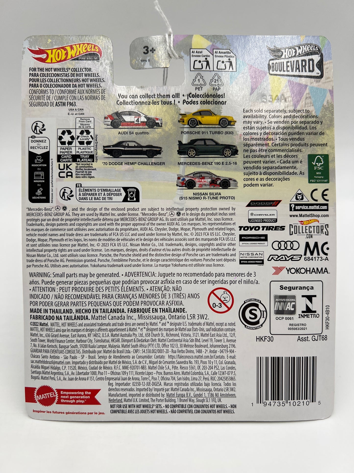 Hot Wheels Premium Boulevard #81 Audi S4 Quattro White 262B