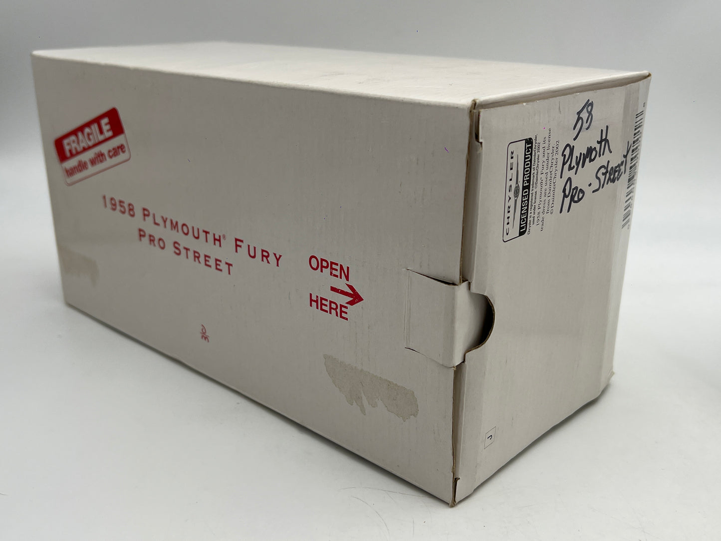 Danbury Mint 1/24 Scale 1958 Plymouth Fury Pro Street Red W/Box VHTF
