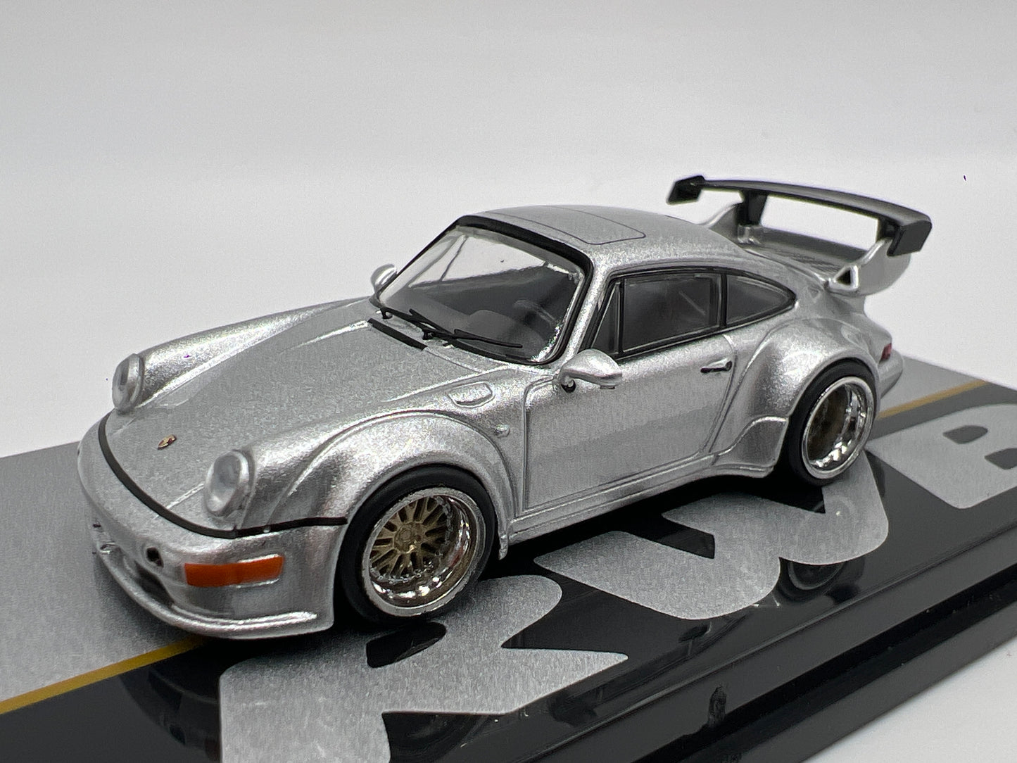Tarmac Works x Hobby 64 Porsche RWB 964 Silver