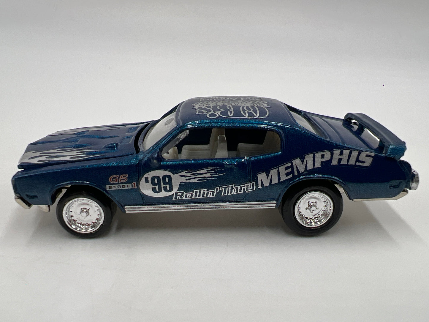 Johnny Lightning 1/64 CBs Diecast Museum 2nd Annual Convention 1/575 1970 Buick GSX Blue Loose