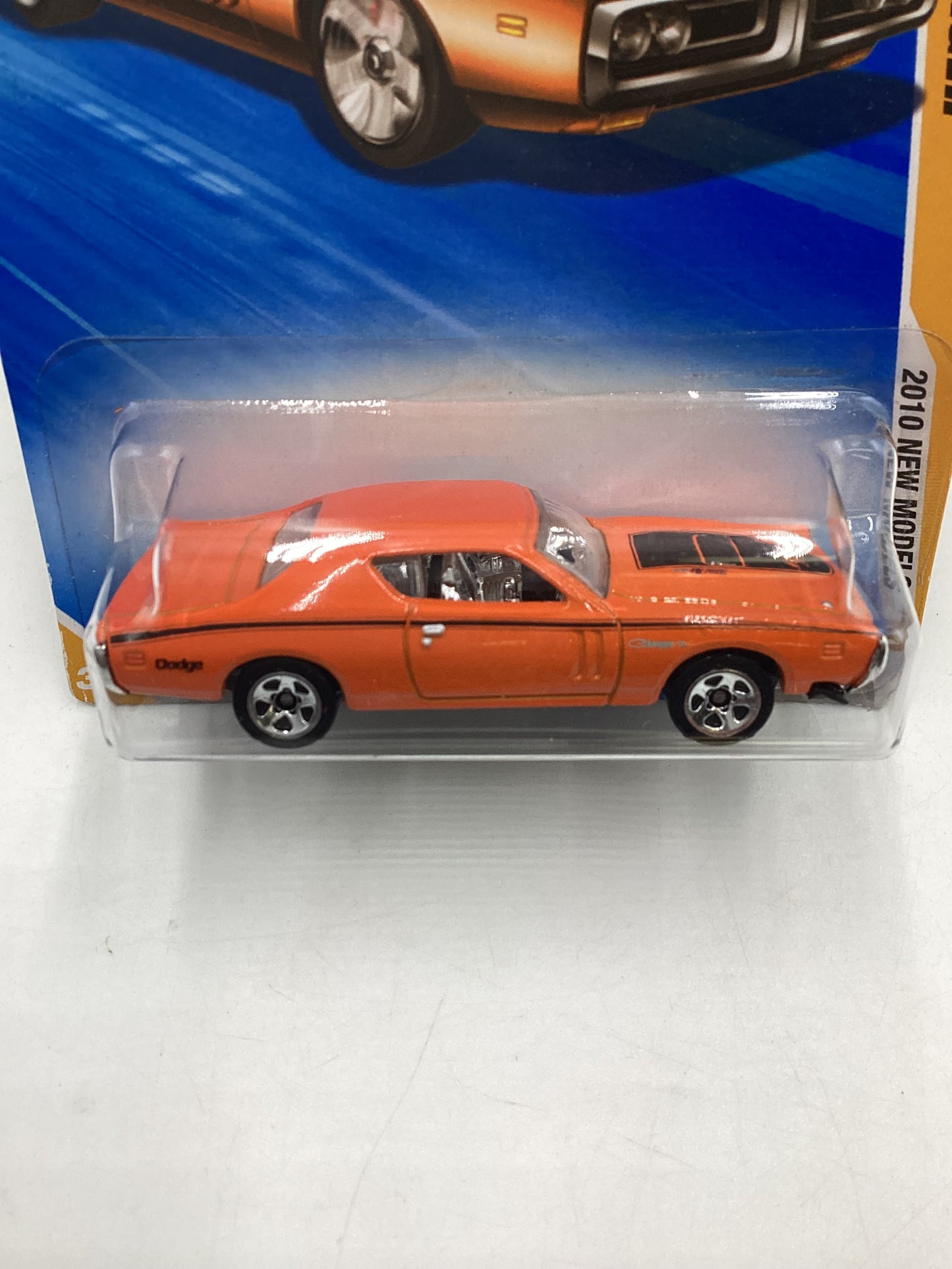 2010 Hot Wheels New Models #36 71 Dodge Charger Orange 59G