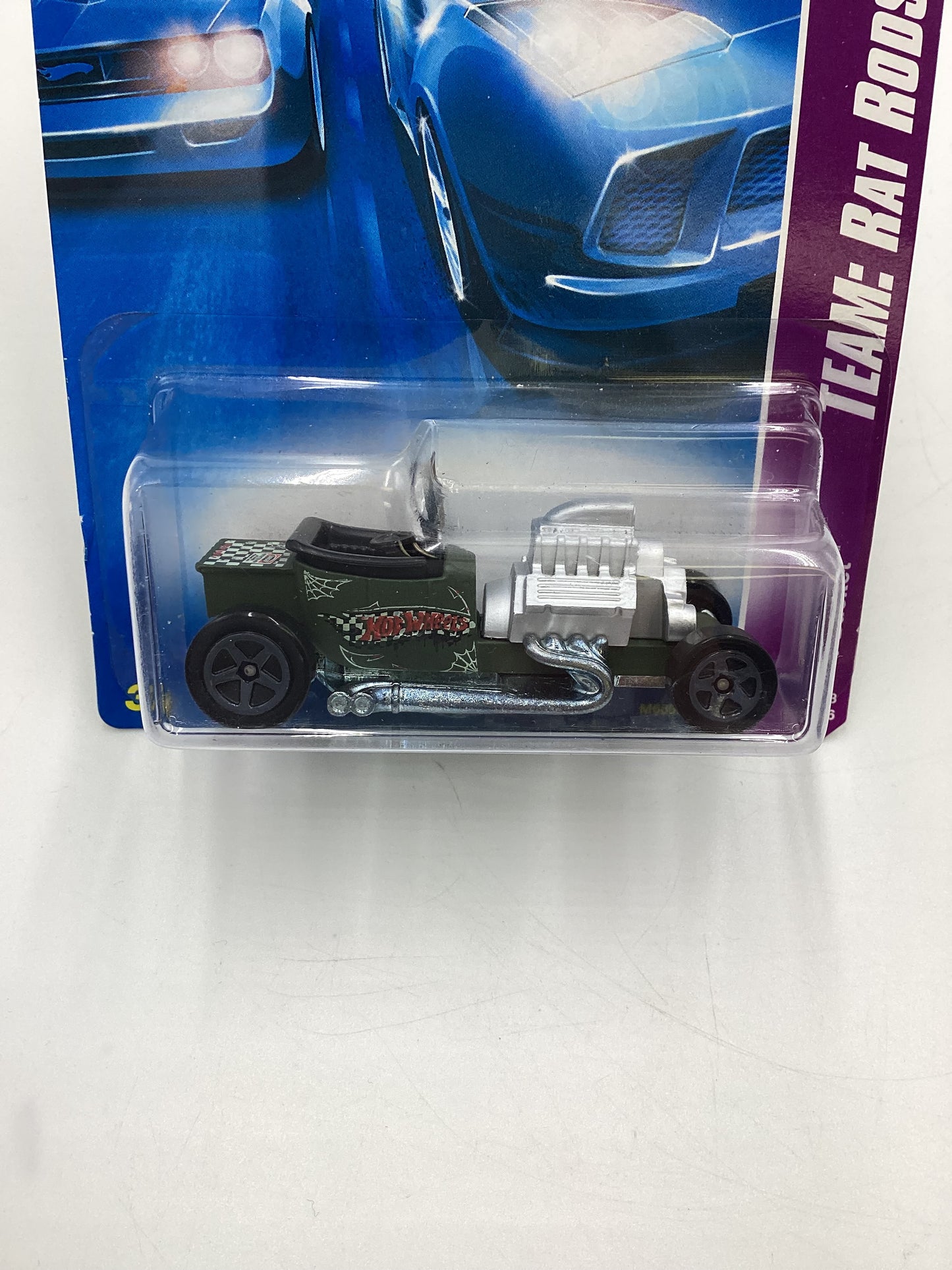 2008 Hot Wheels HW Team: Rat Rod #125 T-Bucket Dark Green AA4