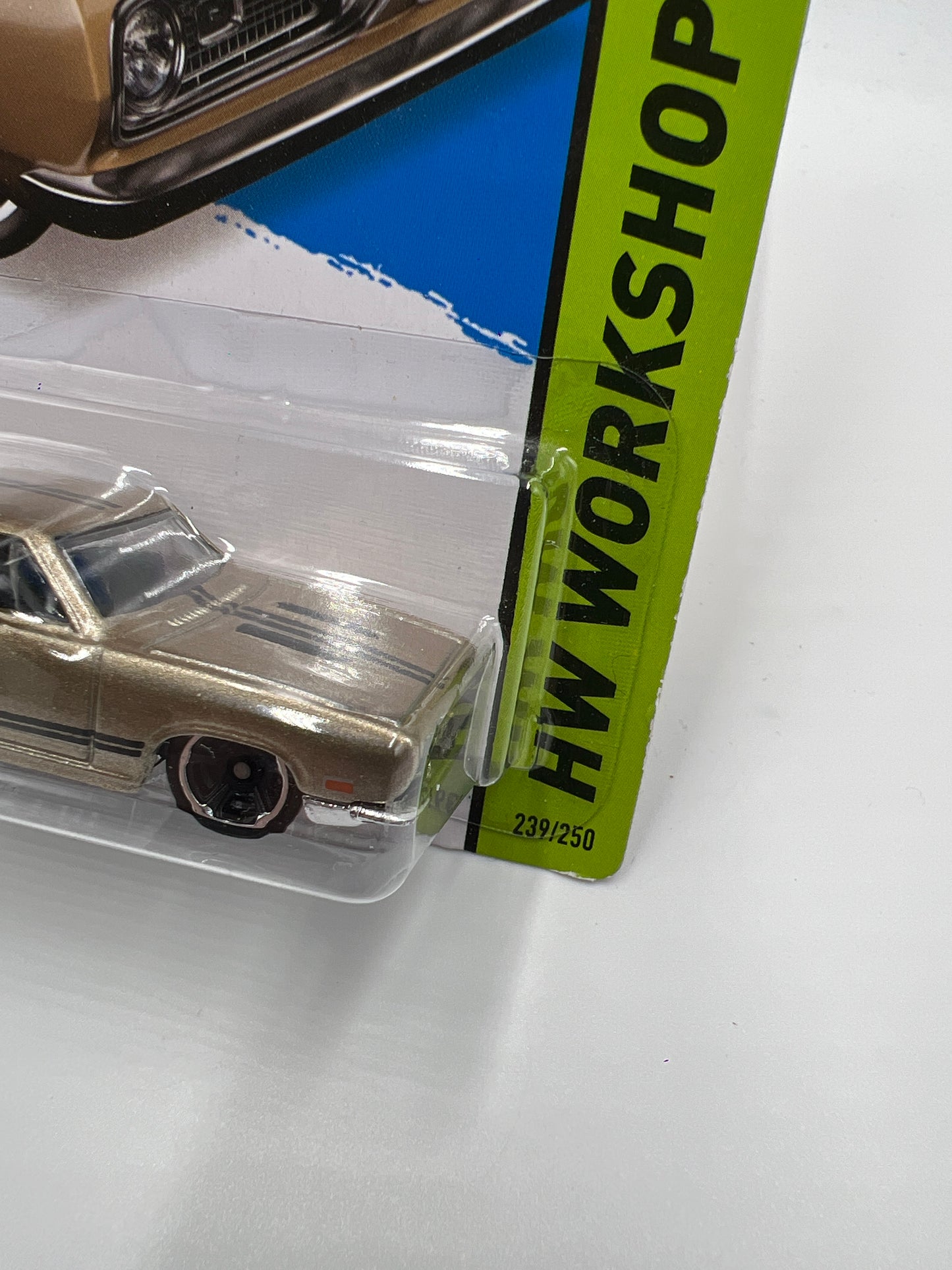 2014 Hot Wheels Workshop #239 68 Plymouth Barracuda Formula S Gold 51D