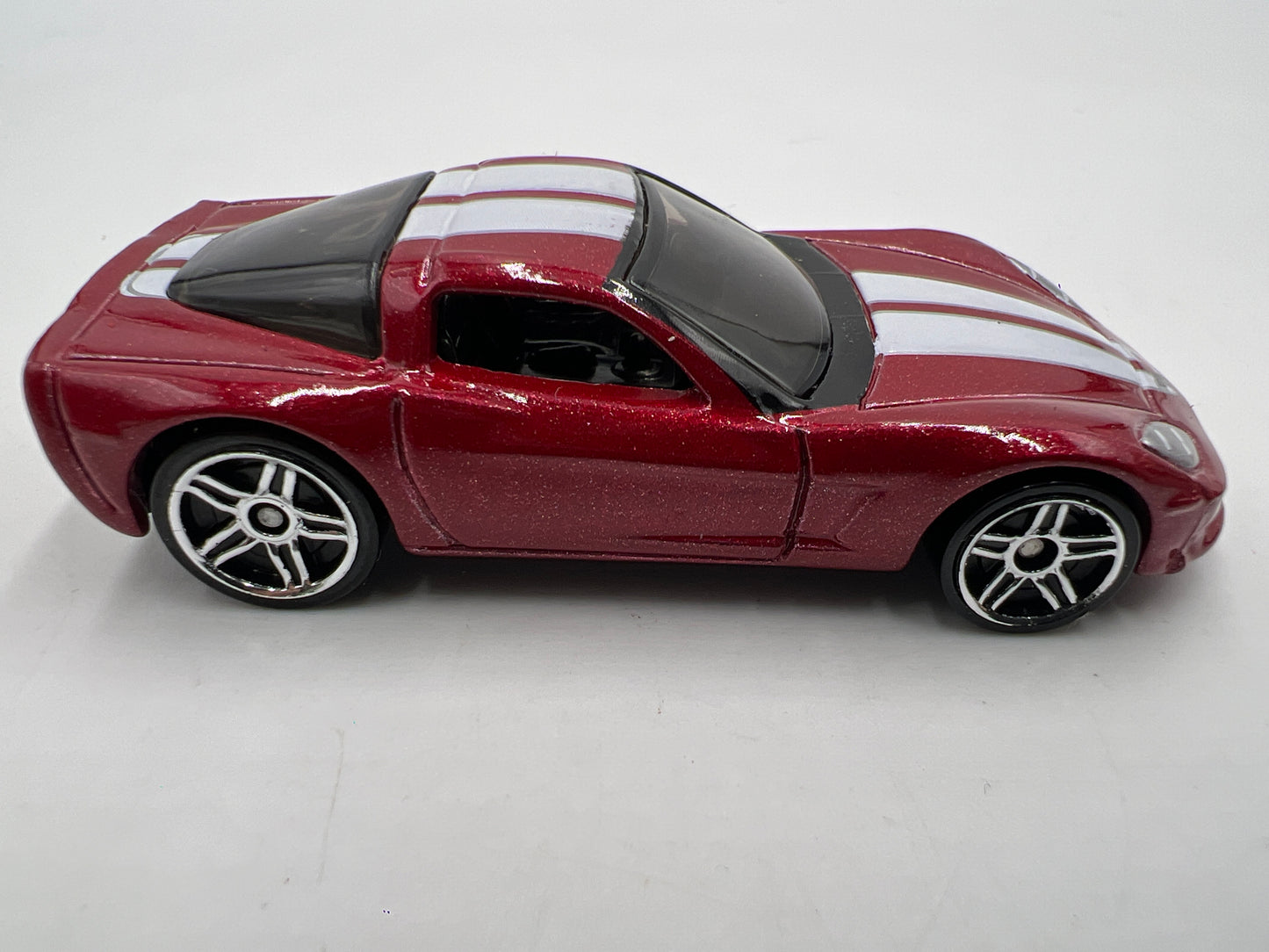 Hot Wheels 2007 Mystery Cars C6 Corvette Red Loose