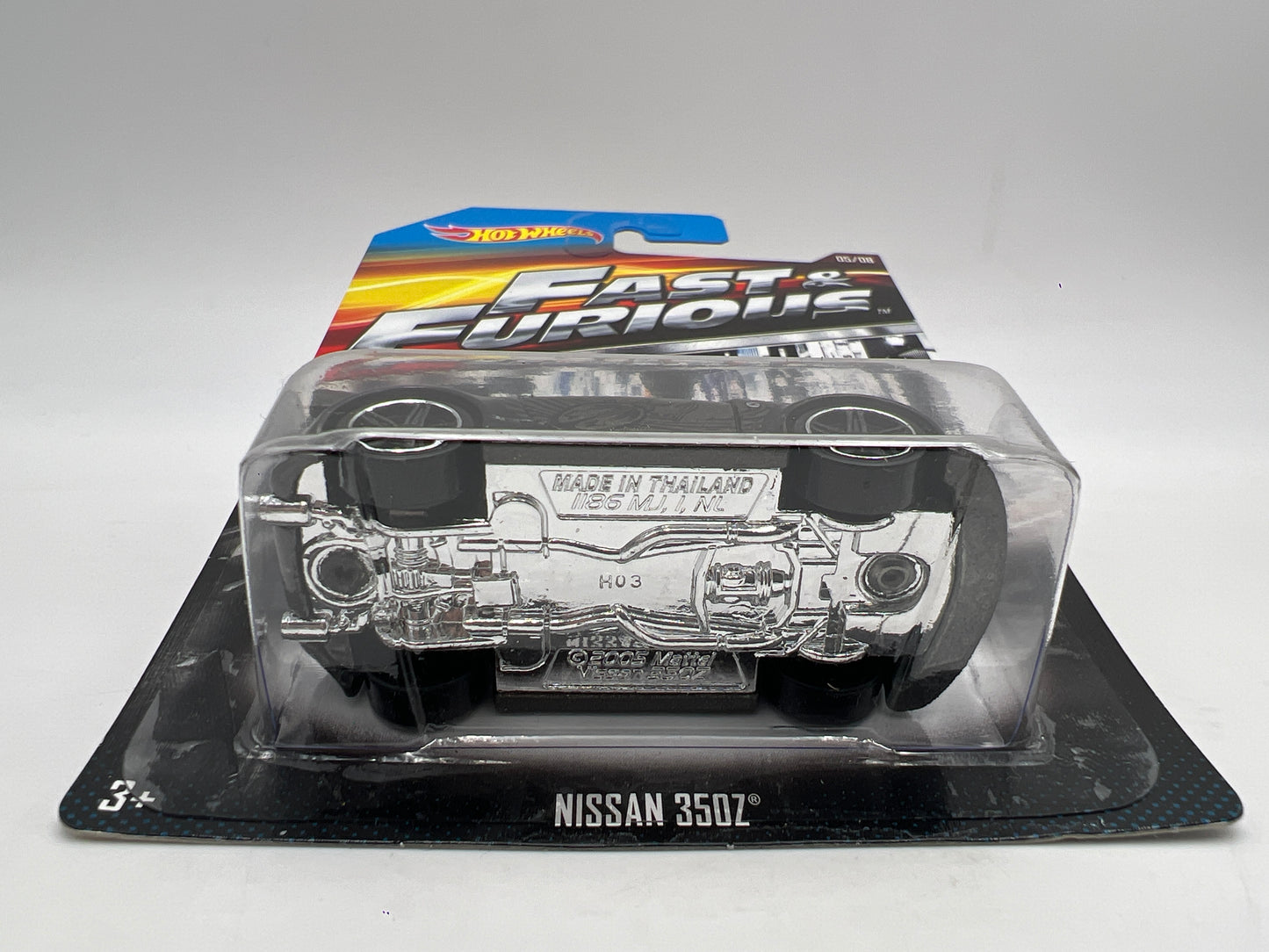 Hot Wheels Fast And Furious #5 Nissan 350Z Black/Gray W/Protector
