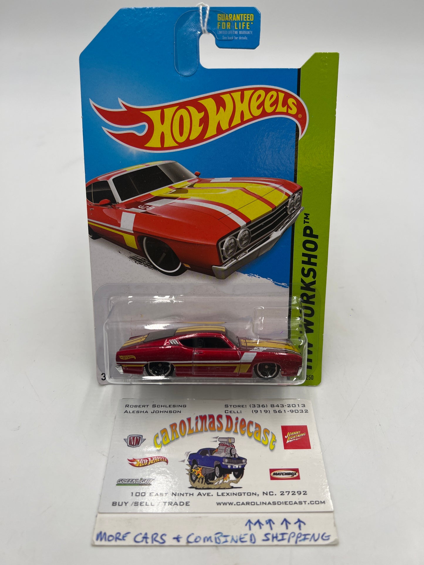 2014 Hot Wheels Workshop #235 69 Ford Torino Talladega Red 30G