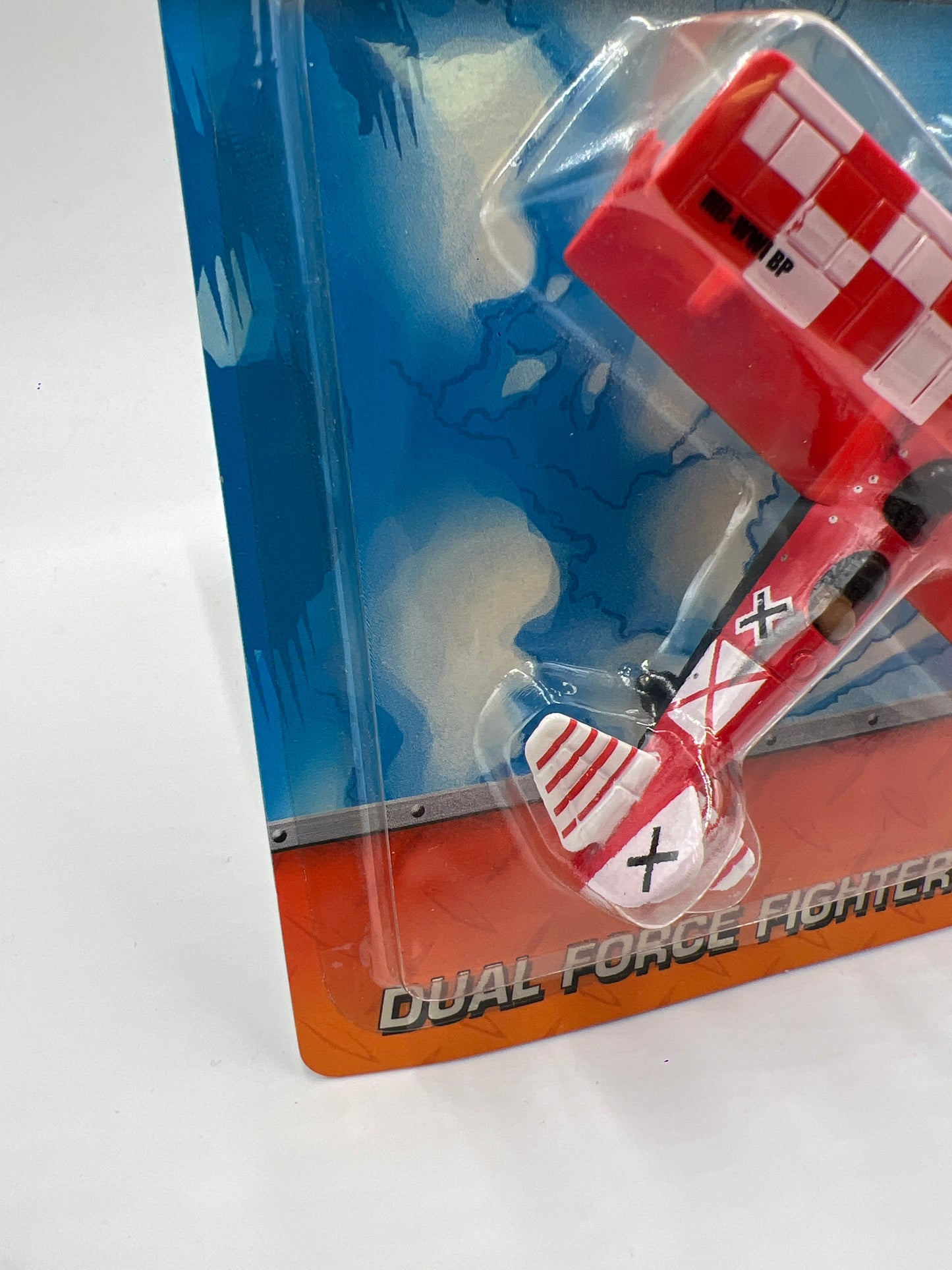 Matchbox Sky Busters Dual Force Fighter Red/White