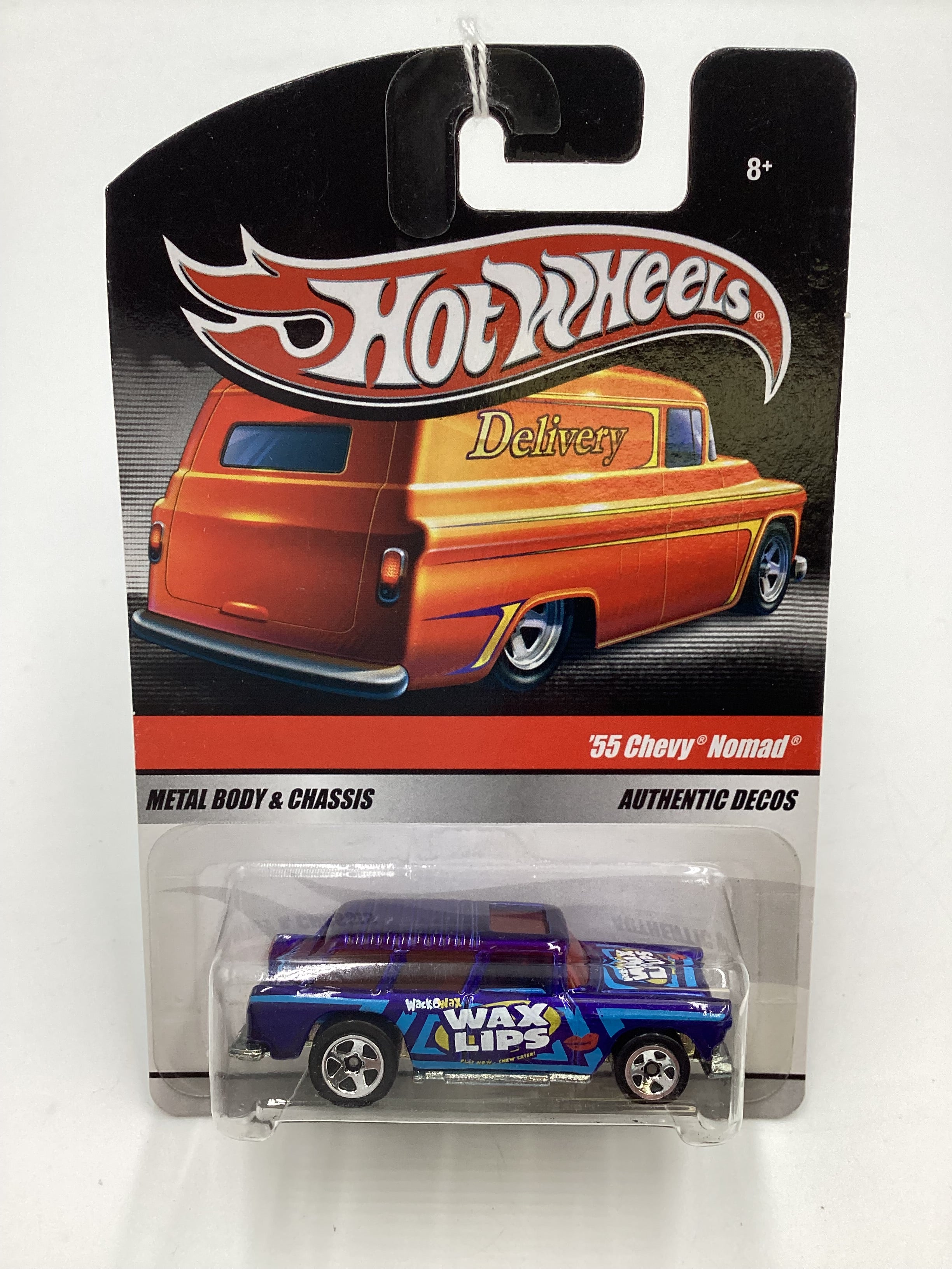 Hot Wheels Delivery Wax Lips 55 Chevy Nomad Blue (SR