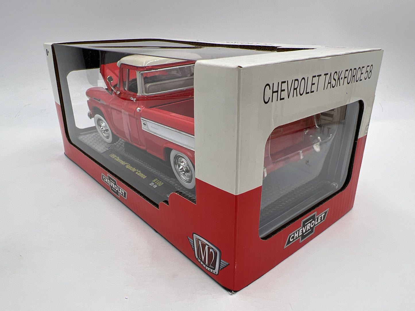 M2 Machines 1/24 Task Force 58 1958 Chevrolet Apache Cameo Red R100