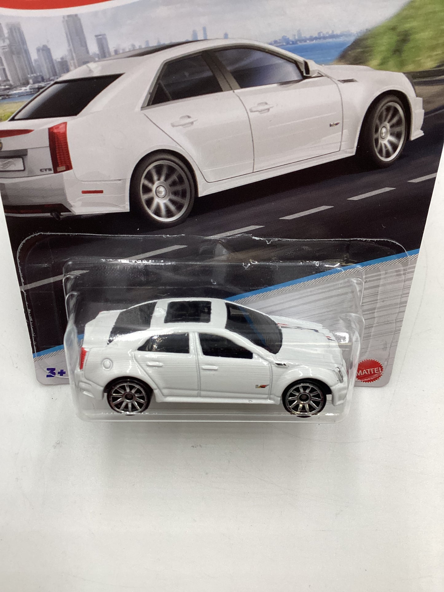 Hot Wheels Walmart Exclusive Luxury Sedans #5 Cadillac CTS-V White