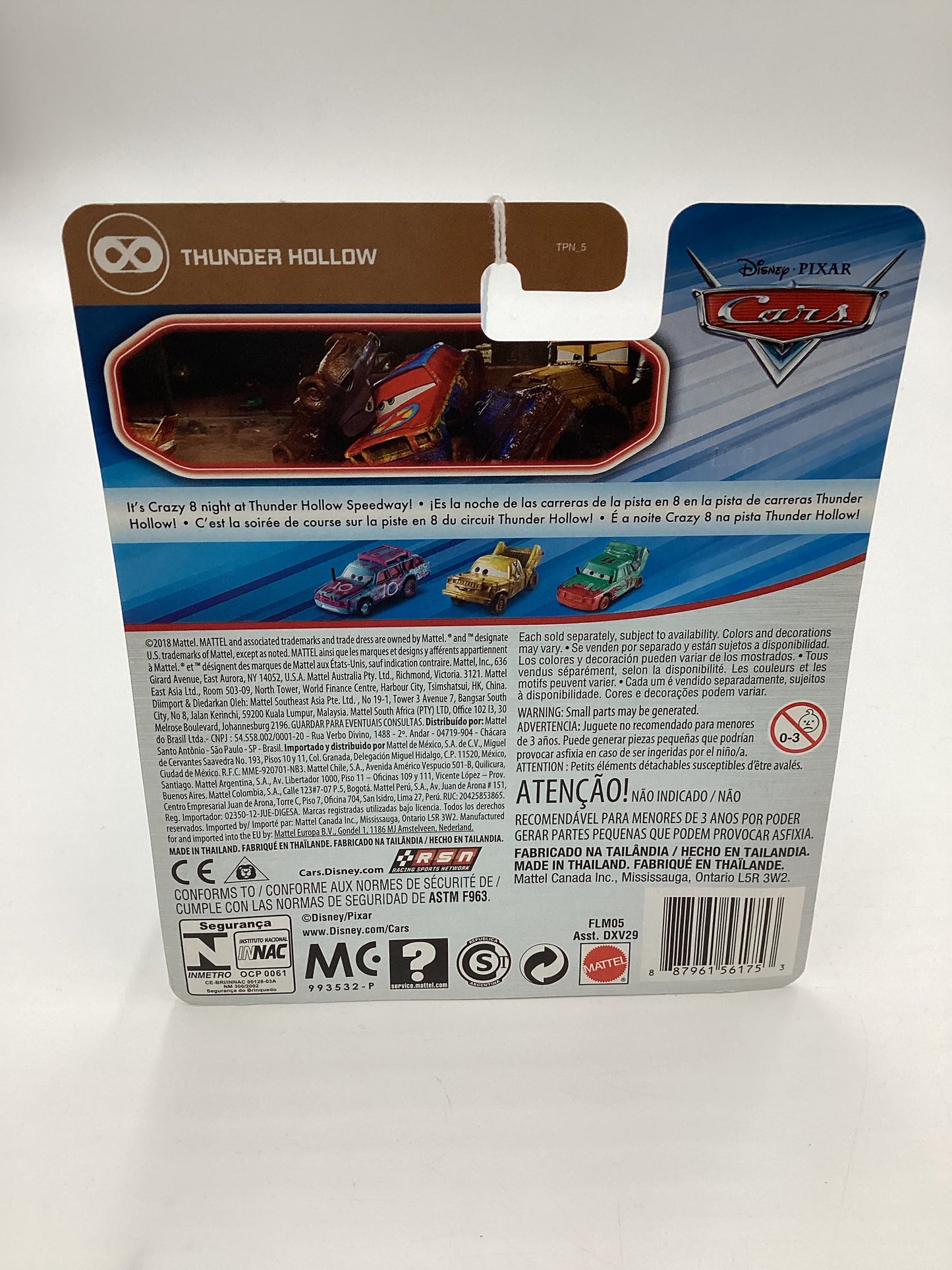 Disney Pixar Cars Thunder Hollow Blind Spot Blue/Pink VHTF
