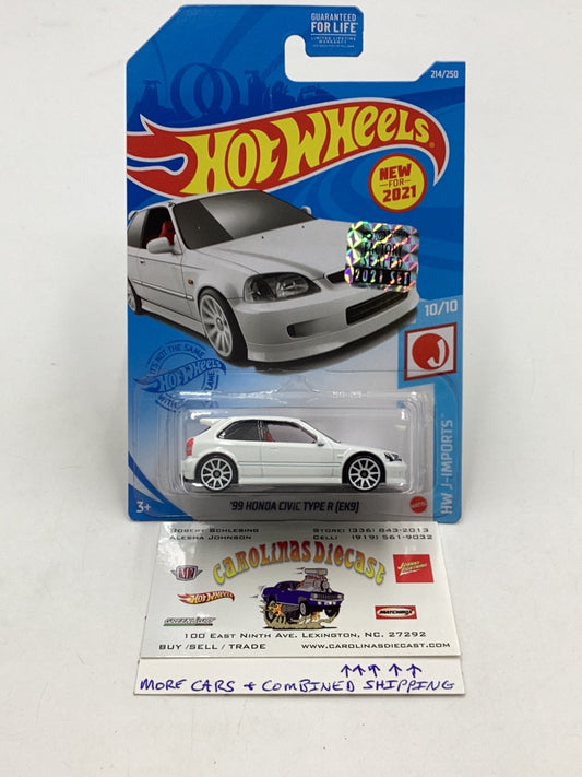 2021 Hot wheels Factory Sealed #214 99 Honda Civic Type R EK9 with protector