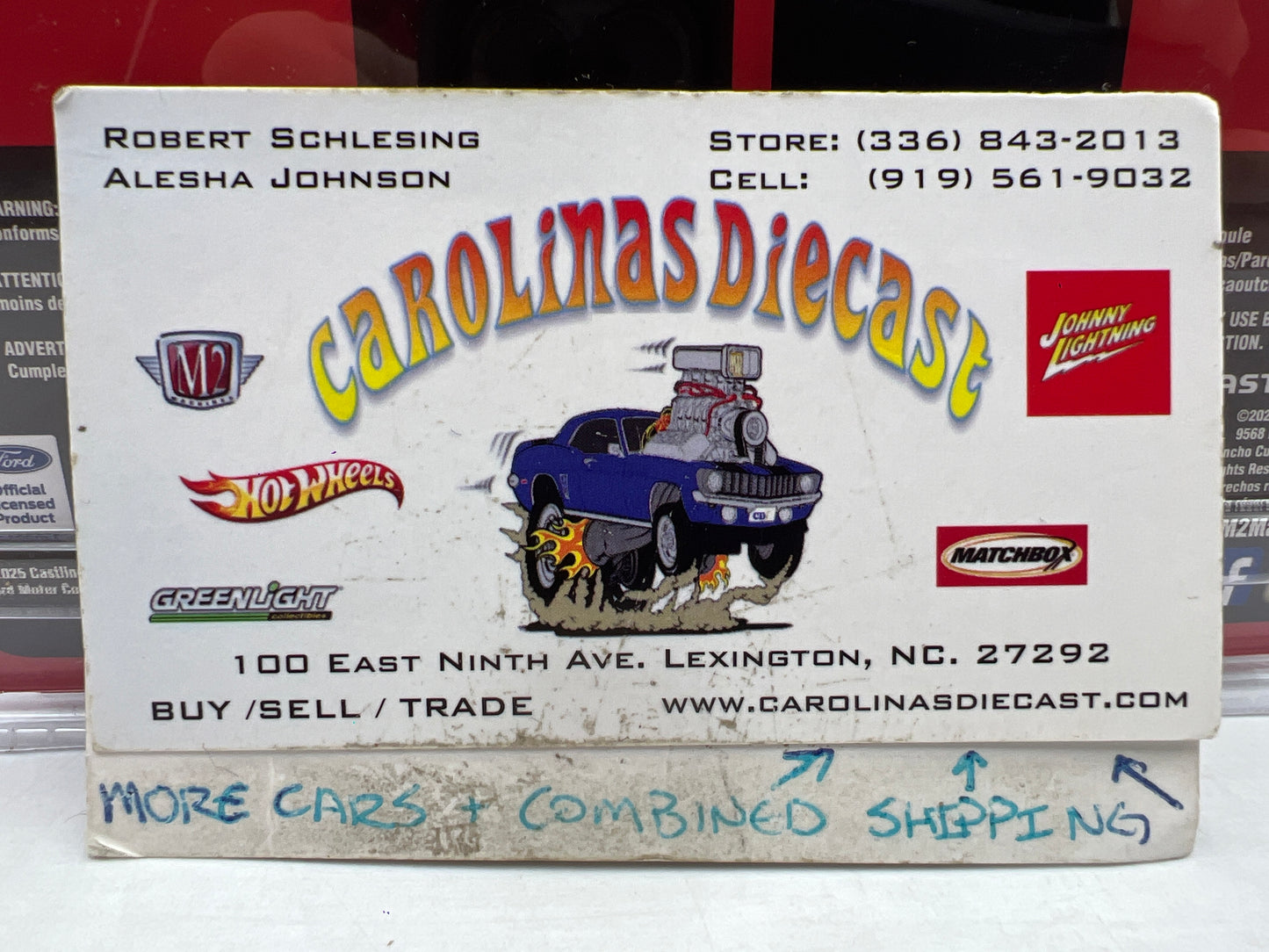 M2 Machines Diorama R17 1965 Shelby 427 Cobra Red 195E