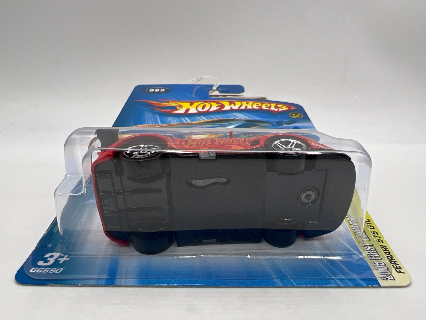 2005 Hot Wheels First Editions Realistix #3 Ferrari 575 GTC Red PR5 Wheels