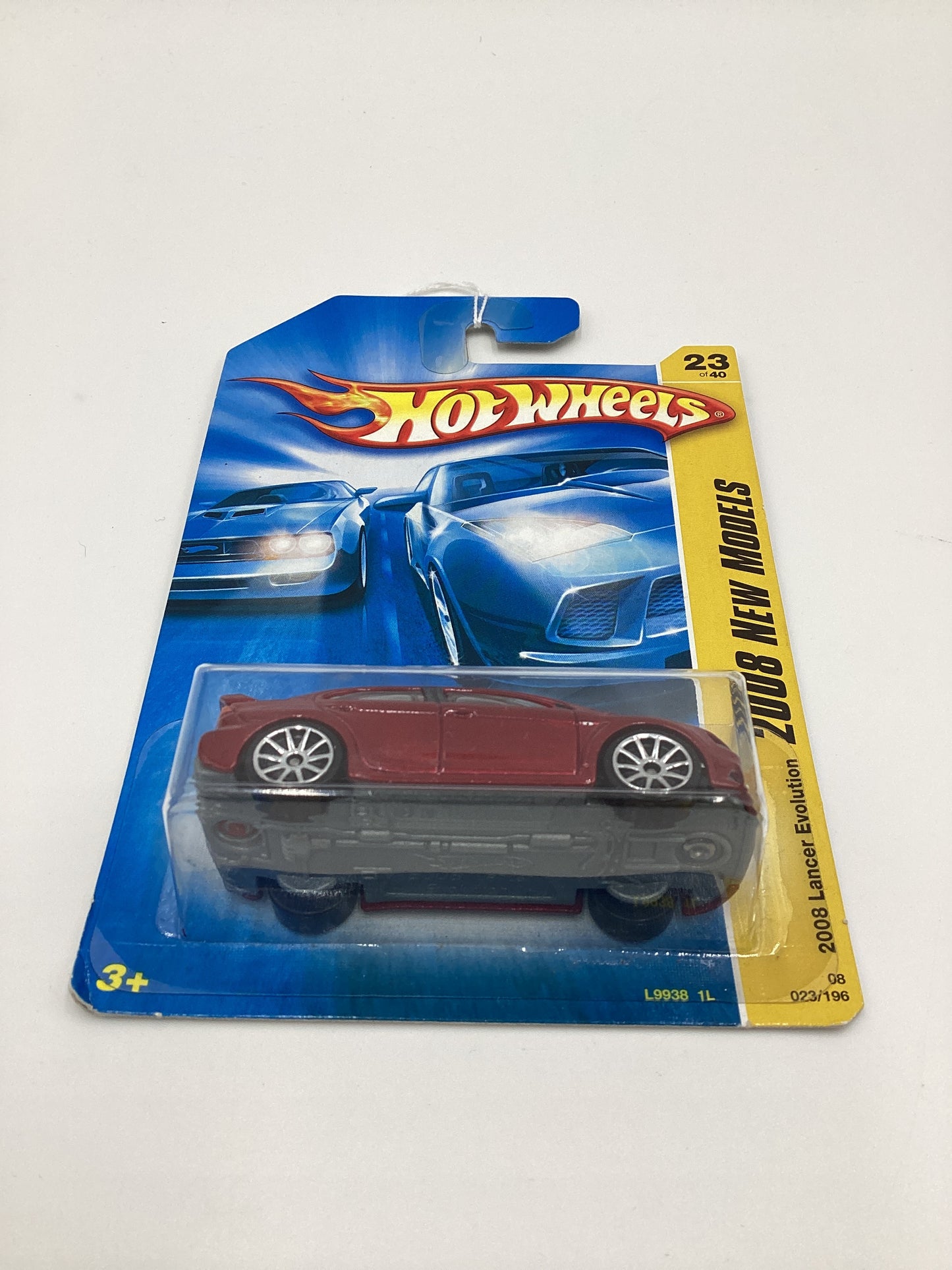 2008 Hot wheels #23 2008 Lancer Evolution Red 92D