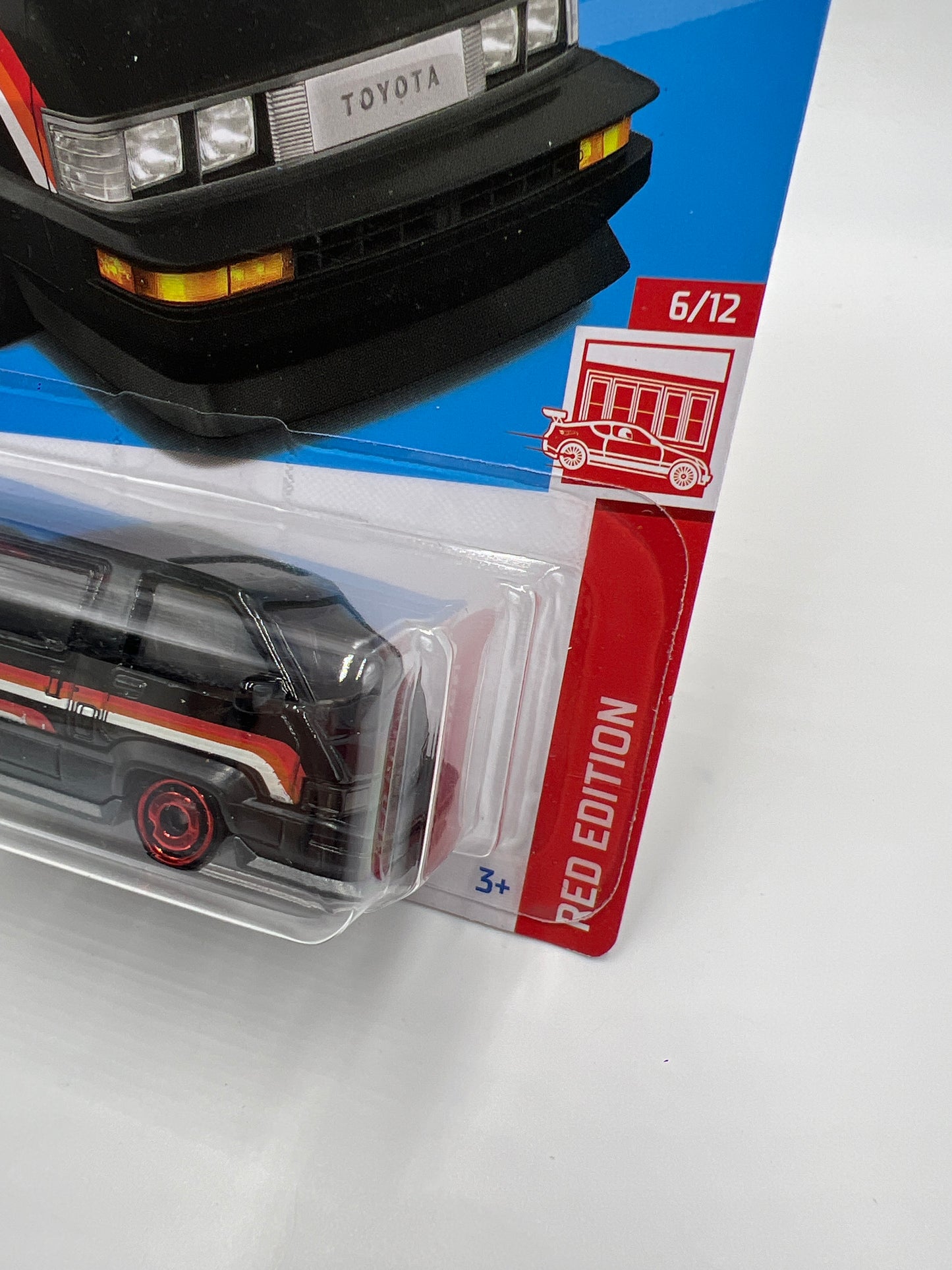 2023 Hot Wheels Target Exclusive Red Edition #95 1986 Toyota Van Black 145G