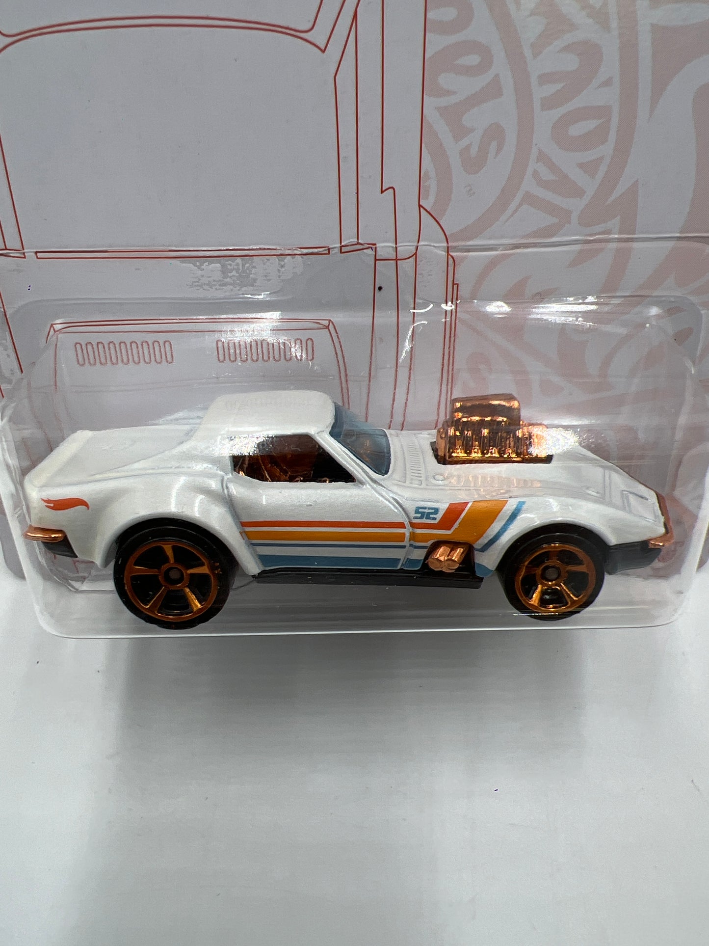 Hot Wheels 52nd Anniversary #5 55 68 Corvette Gas Monkey Garage 152A