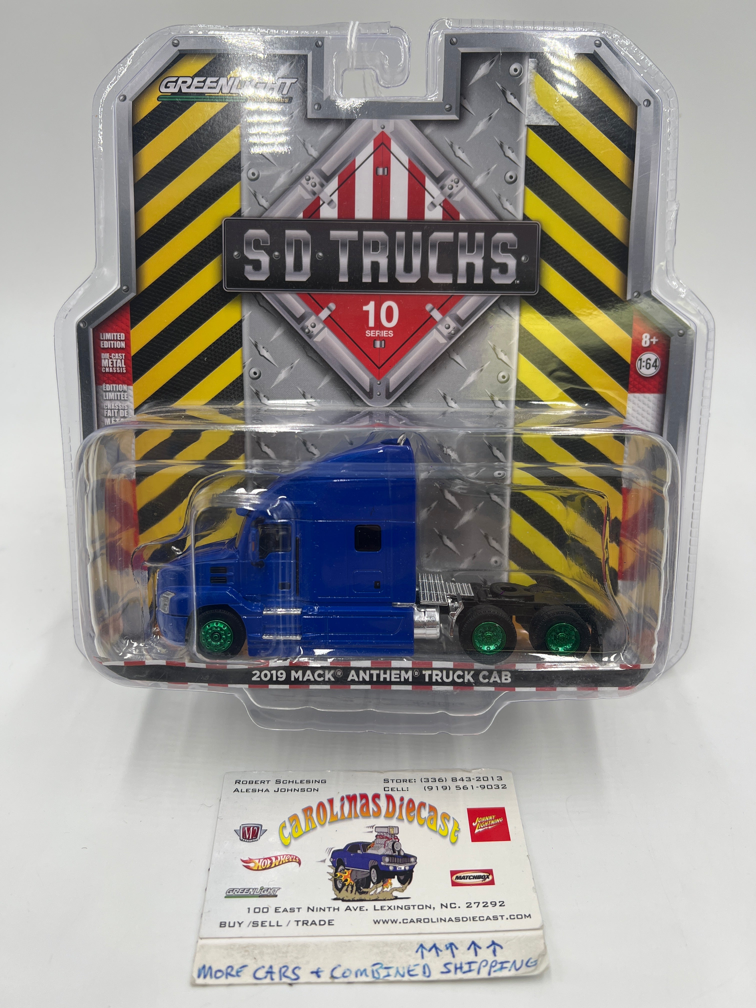 Greenlight SD Trucks Series 10 2019 Mack Anthem Truck Cab CHASE