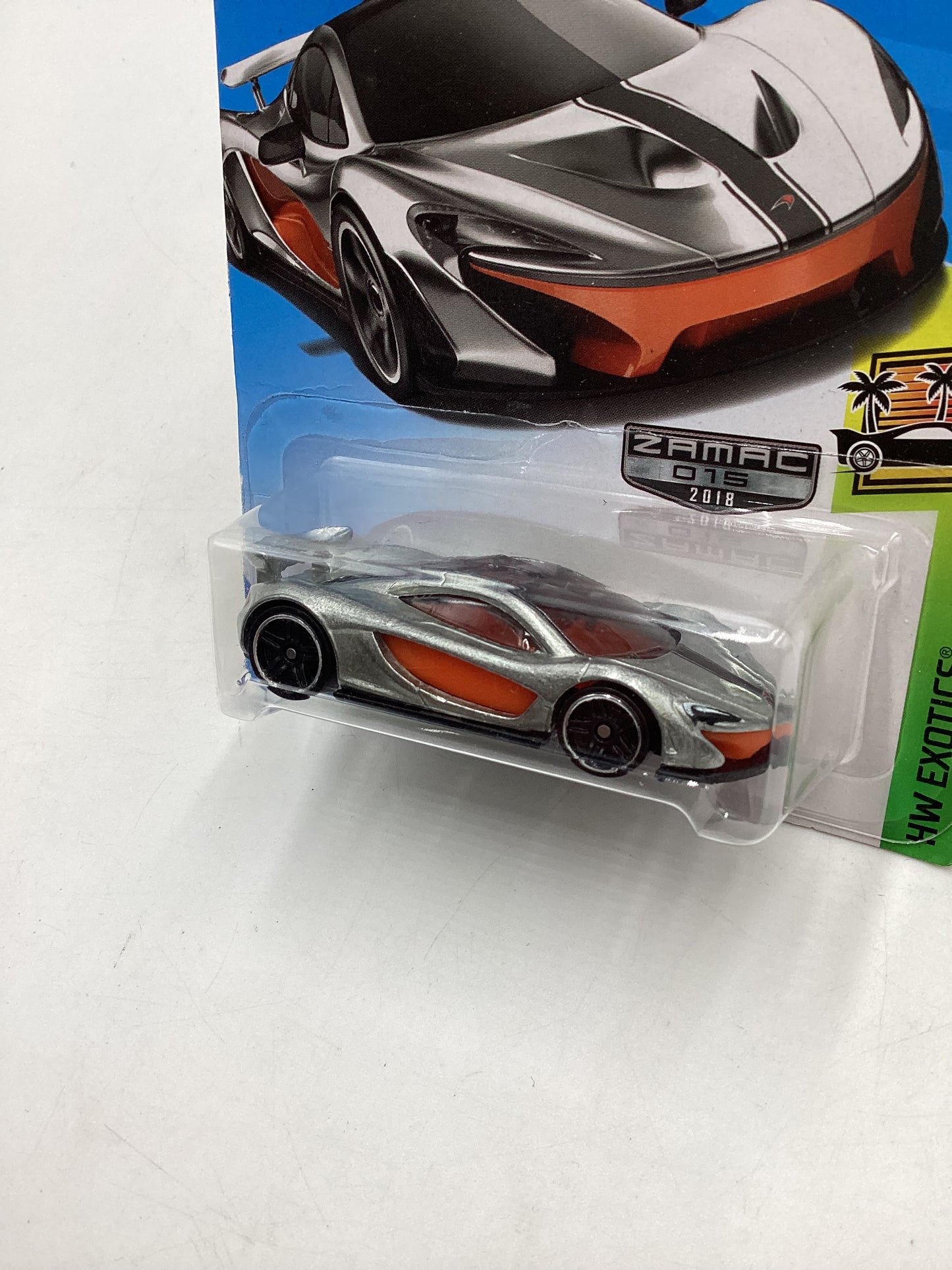 2018 Hot wheels McLaren P1 Zamac #15 147E