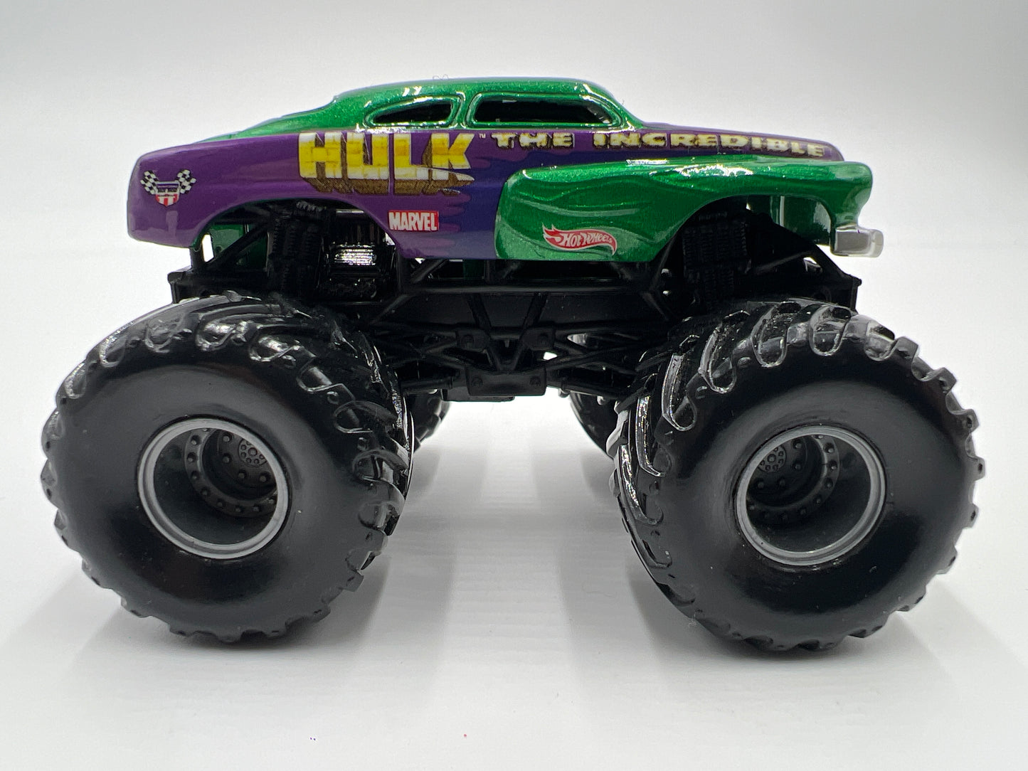 Hot Wheels 1:64 Monster Jam Small Wheel/Metal Base The Incredible Hulk Loose