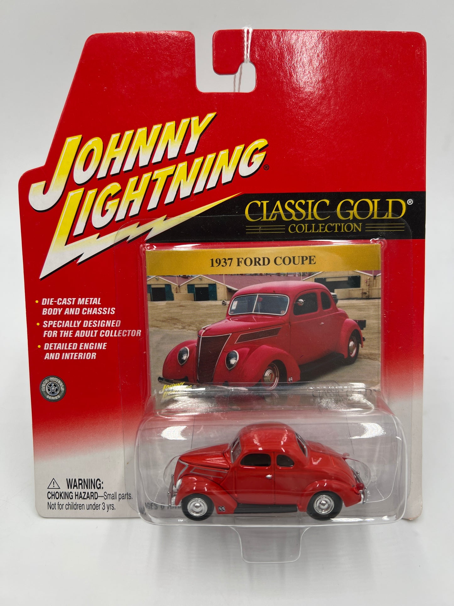 Johnny Lightning Classic Gold Collection 1937 Ford Coupe Red 222F