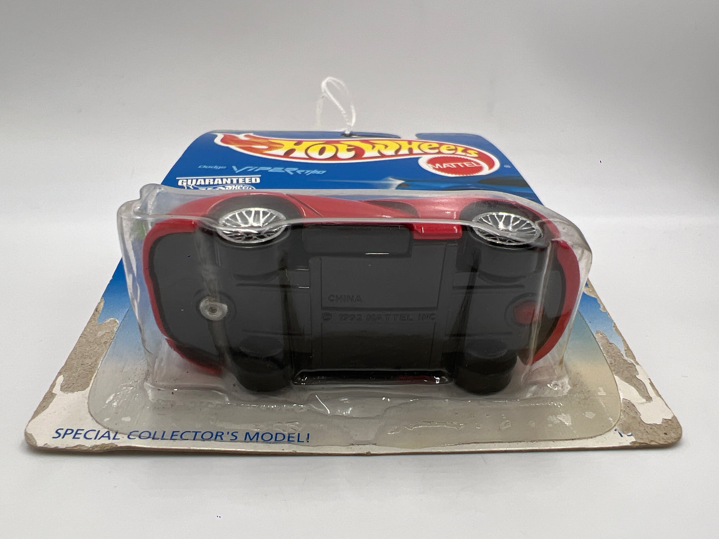 1996 Hot Wheels Treasure Hunt #433 Dodge Viper RT/10 Red Bad Card 282E