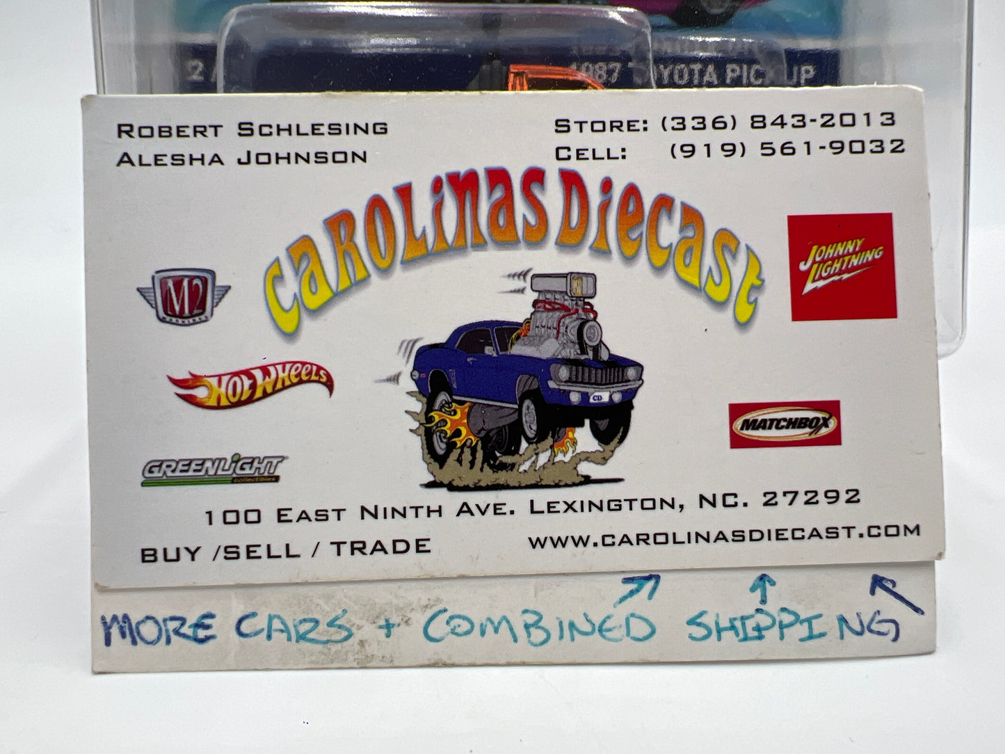 Hot Wheels Cool Classics #2 1987 Toyota Pickup Spectrafrost Orange W/Protector