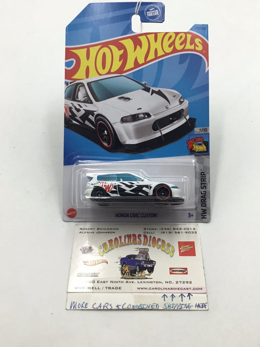 2023 hot wheels #172 Honda Civic Custom 75E