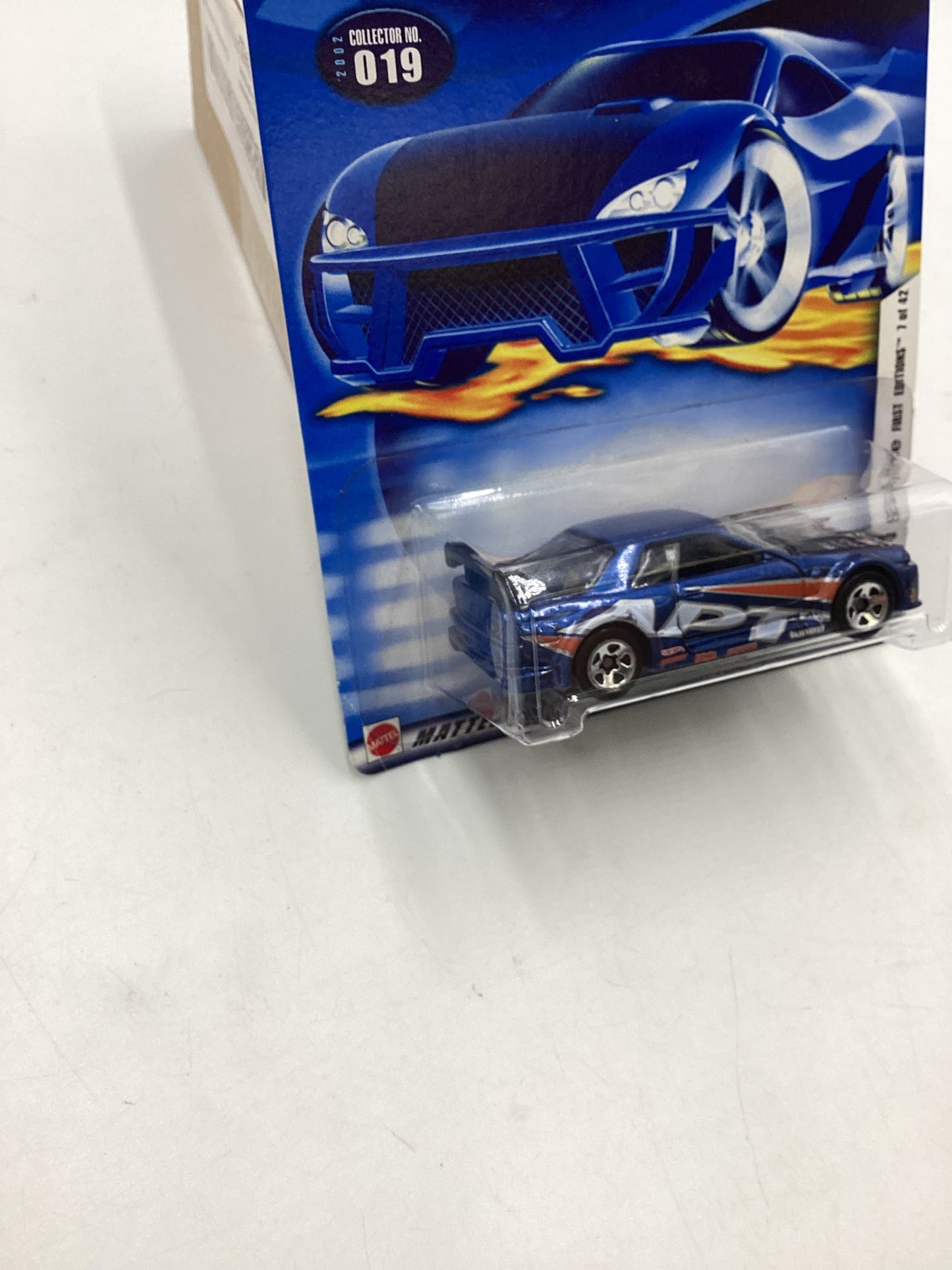 2002 Hot Wheels First Editions #019 Nissan Skyline *Bad Card* 82D