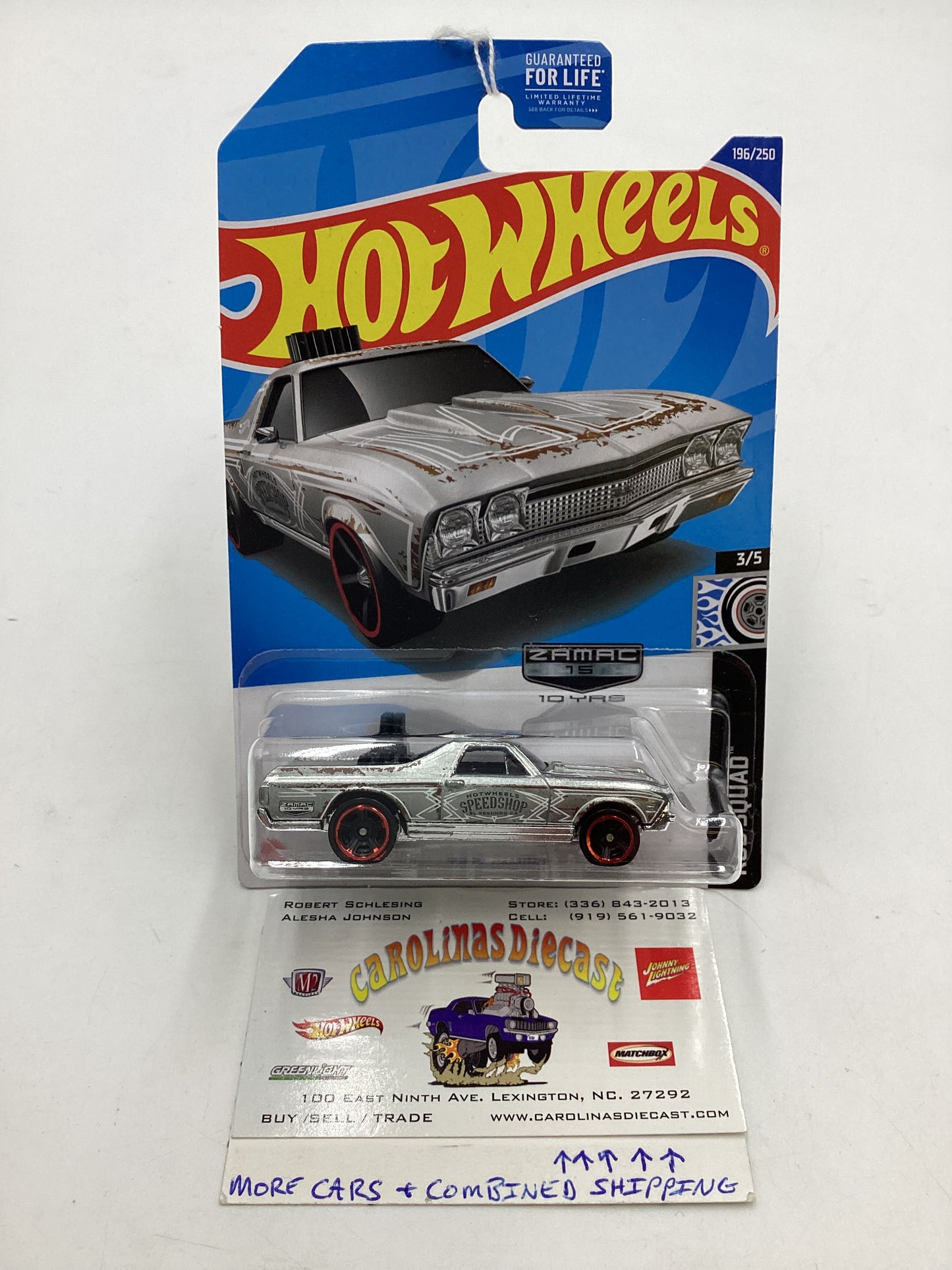 2022 Hot wheels Zamac 10 years #15 68 El Camino 148D