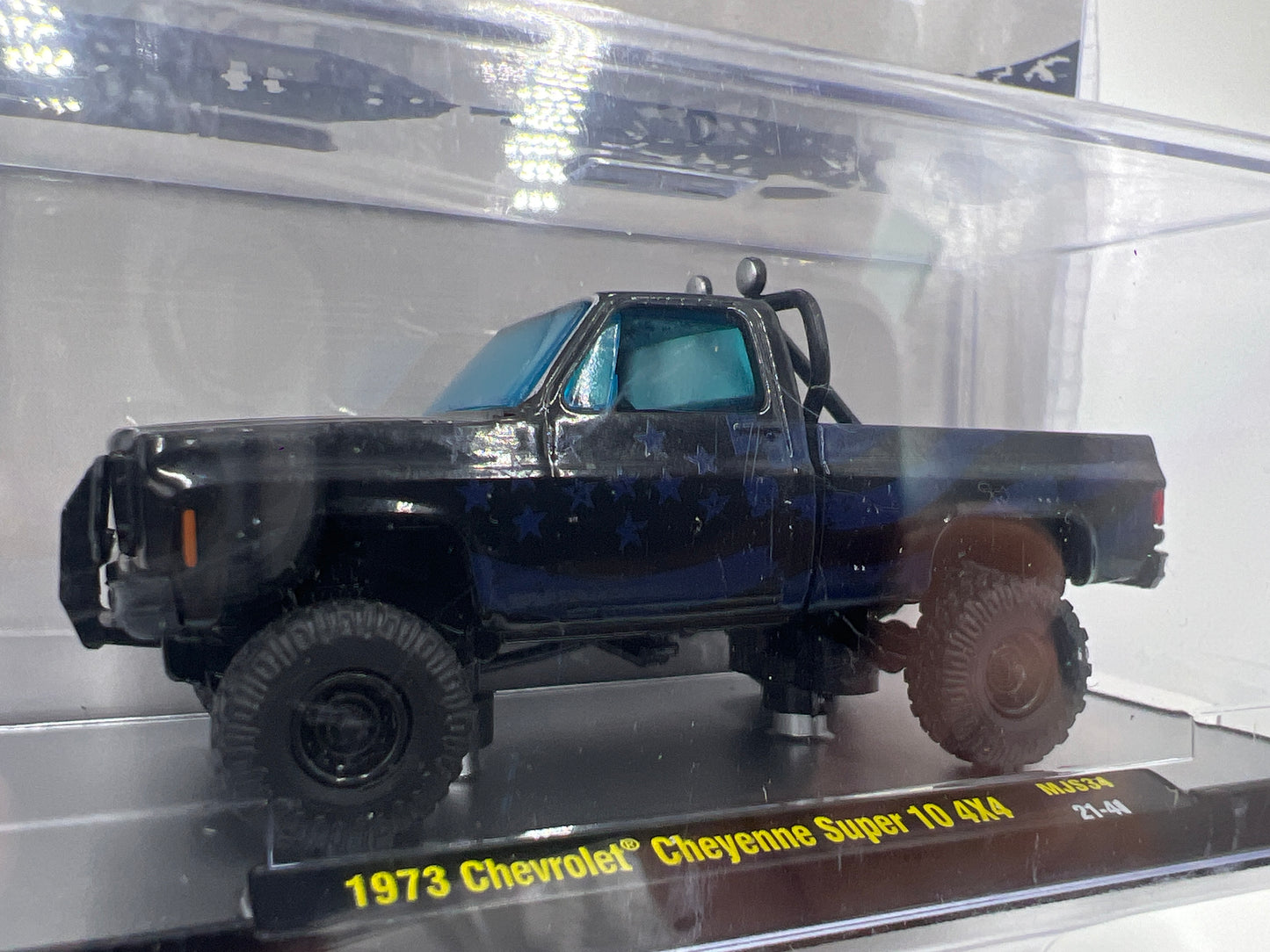 M2 Machines Mijo Exclusives 1973 Chevrolet Cheyenne Super 10 4x4 Black MJS34 199D