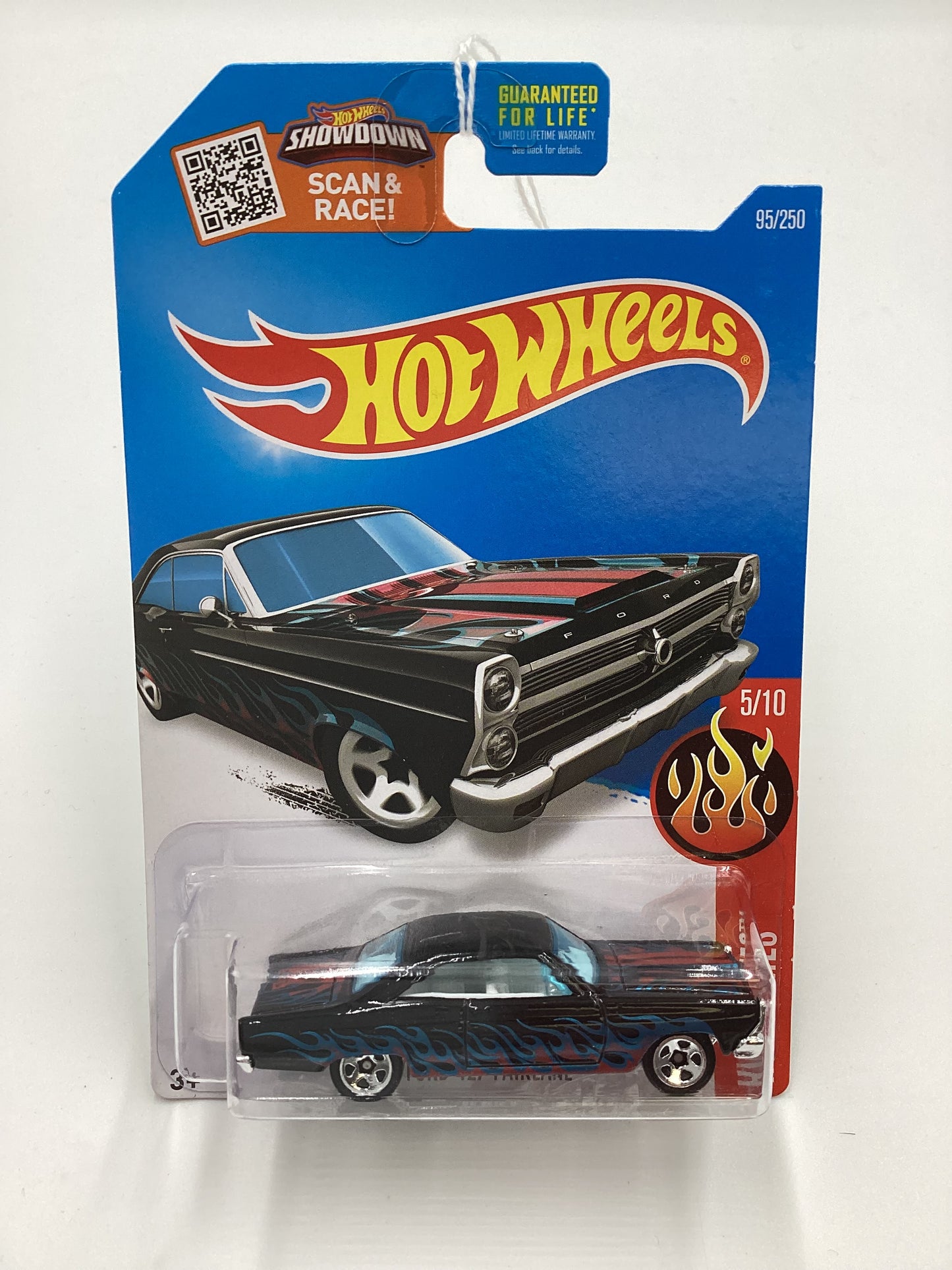 2019 Hot Wheels #95 66 Ford 427 Fairlane Black 26H