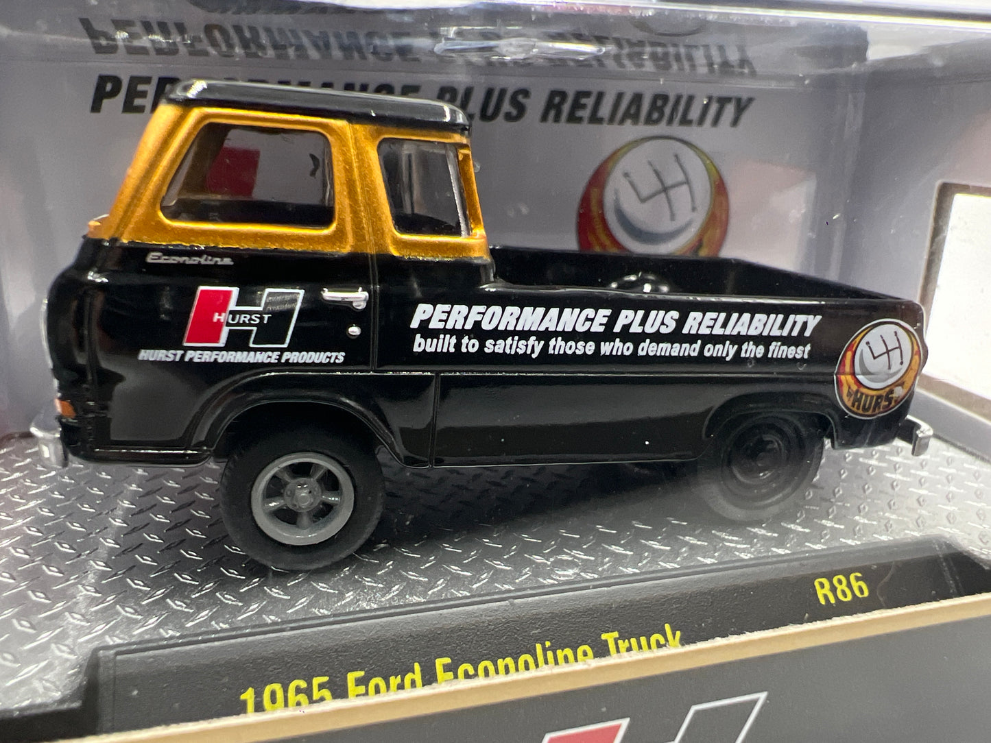 M2 Machines Hurst 1965 Ford Econoline Truck Black R86