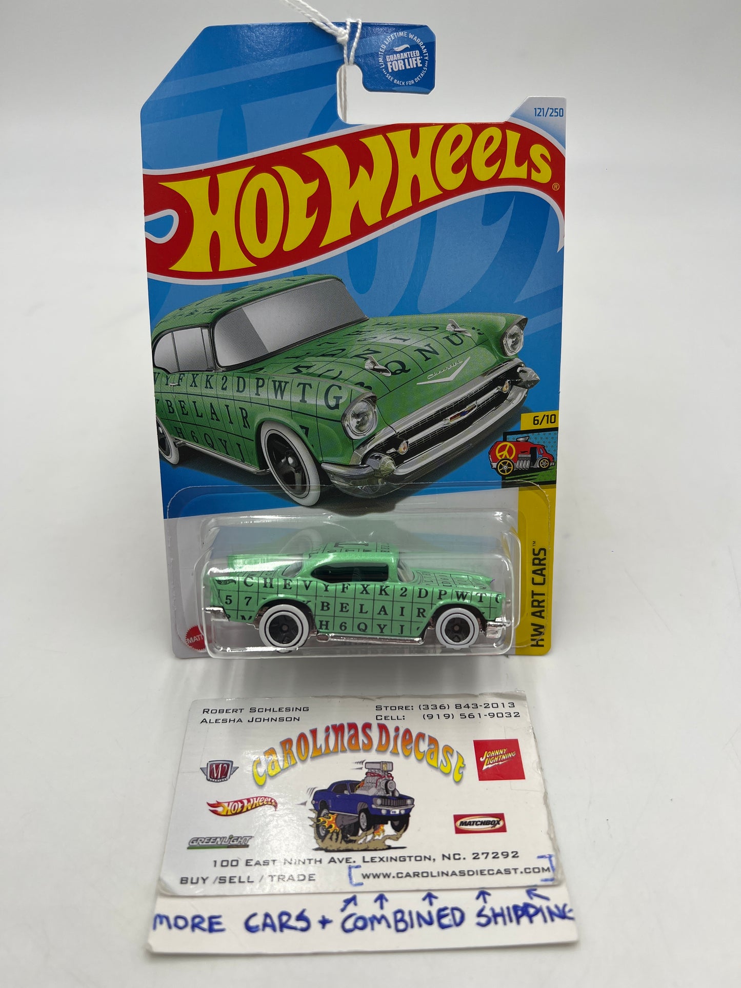 2024 Hot Wheels N Case #121 57 Chevy Green