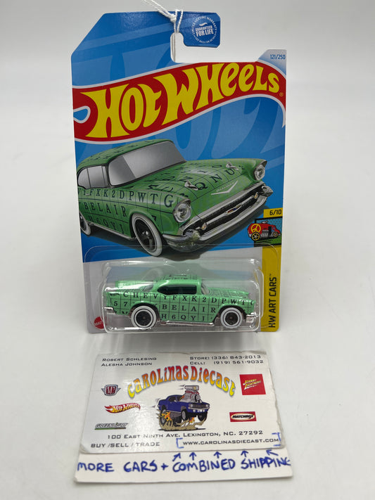 2024 Hot Wheels N Case #121 57 Chevy Green