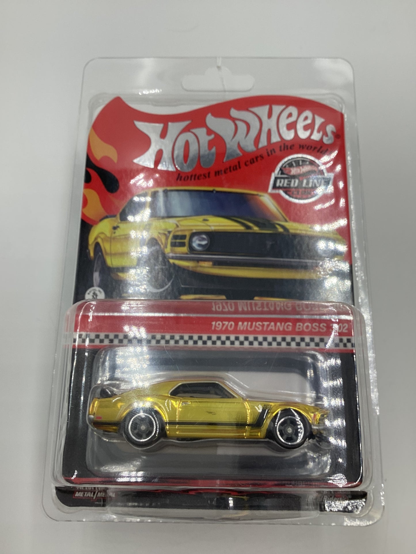 2024 Hot Wheels RLC 1970 Ford Mustang Boss 302 Gold with protector