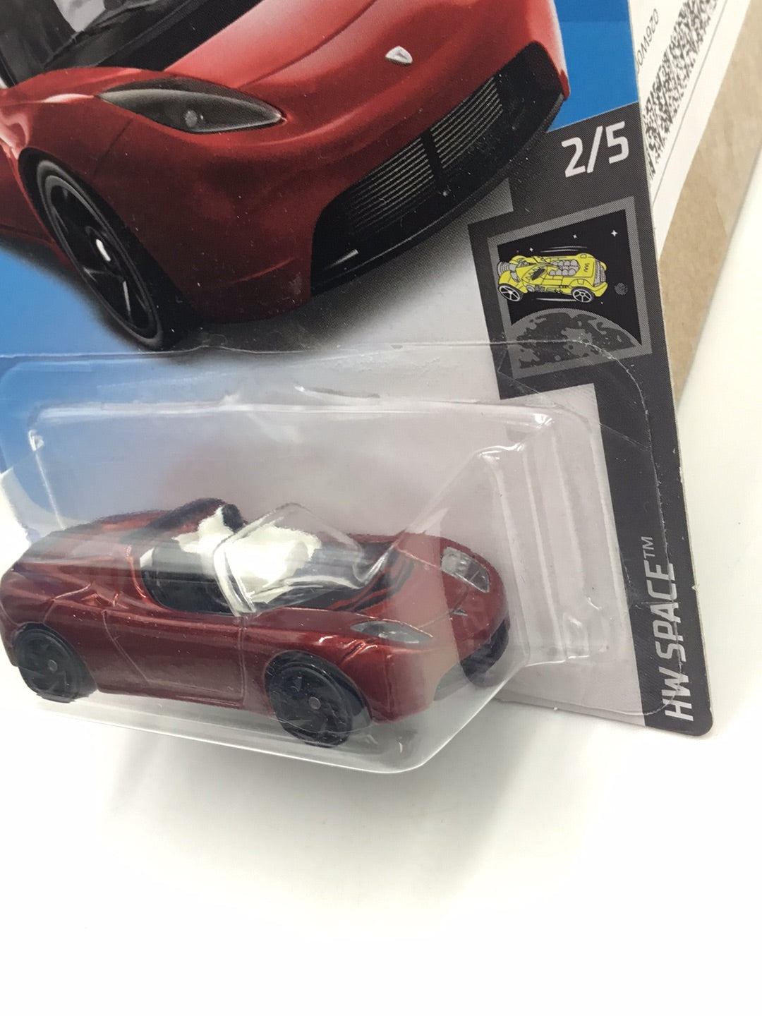 2019 Hot Wheels #109 Tesla Roadster With Starman T1