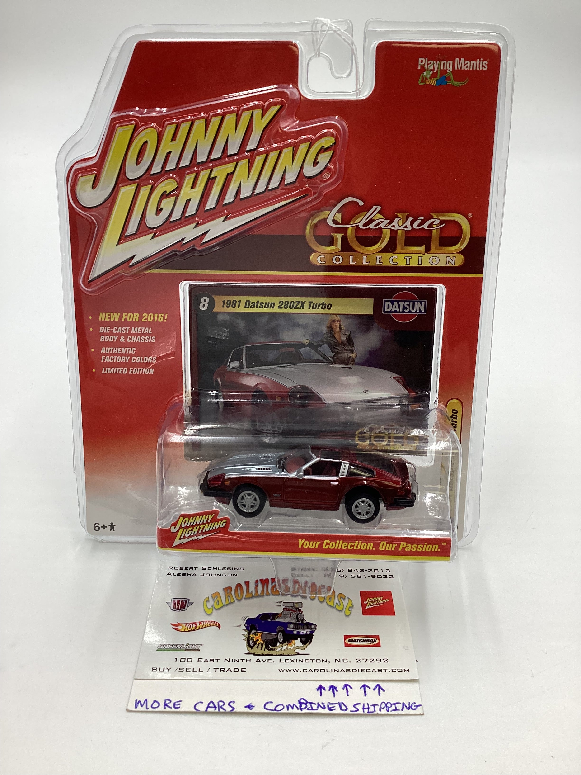 Johnny Lightning Classic Gold #8 1981 Datsun 280ZX Turbo Red 218E