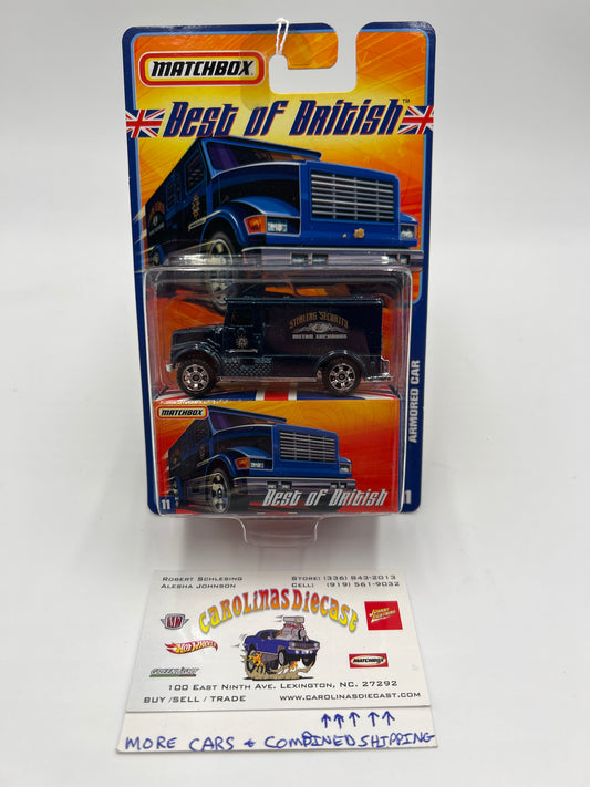 Matchbox Best Of British #11 International Armored Truck Dark Blue 172i