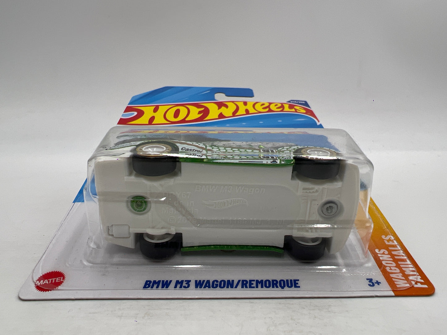 2025 Hot Wheels Super Treasure Hunt #245 BMW M3 Wagon Green W/Protector Intl Card