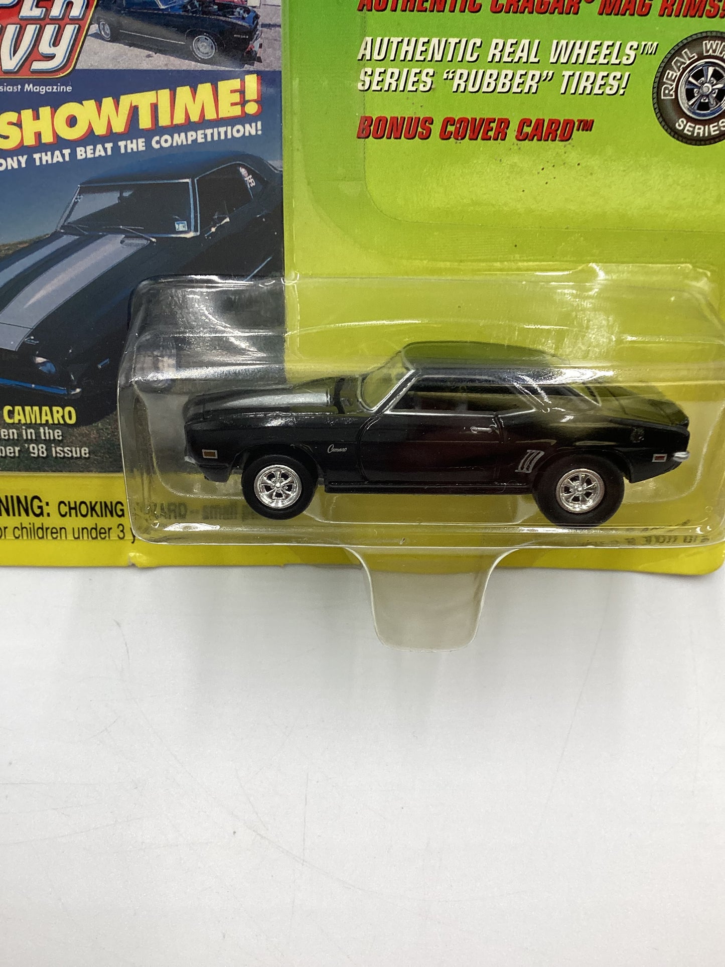 Johnny Lightning Super Chevy 1969 Chevy Camaro Black 218C