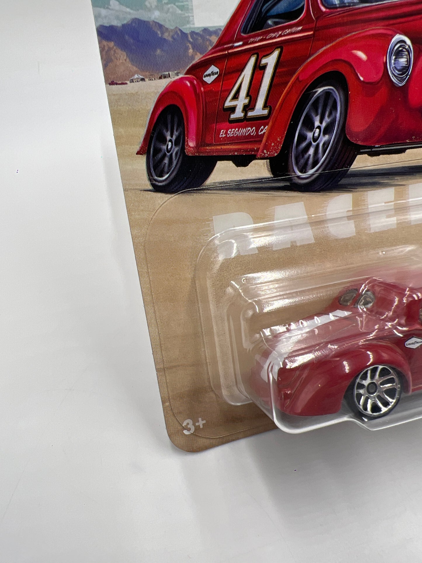 2025 Hot Wheels Silver Series Salt Flat Racers #3 1941 Willys Red 156E