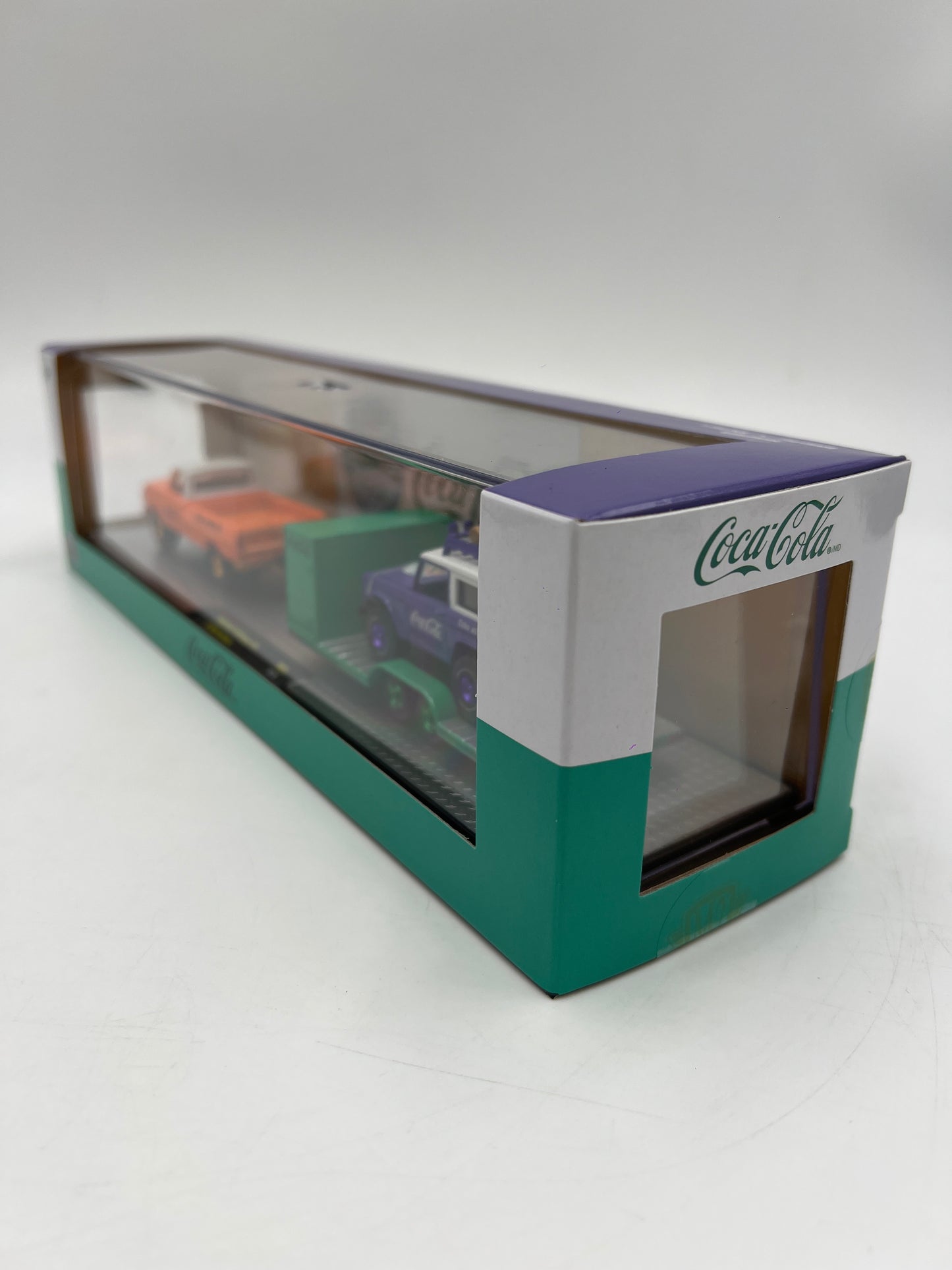 M2 Machines Auto Haulers Coca Cola CHASE 1969 Ford F-100 Ranger 4x4 & 1966 Ford Bronco TW35