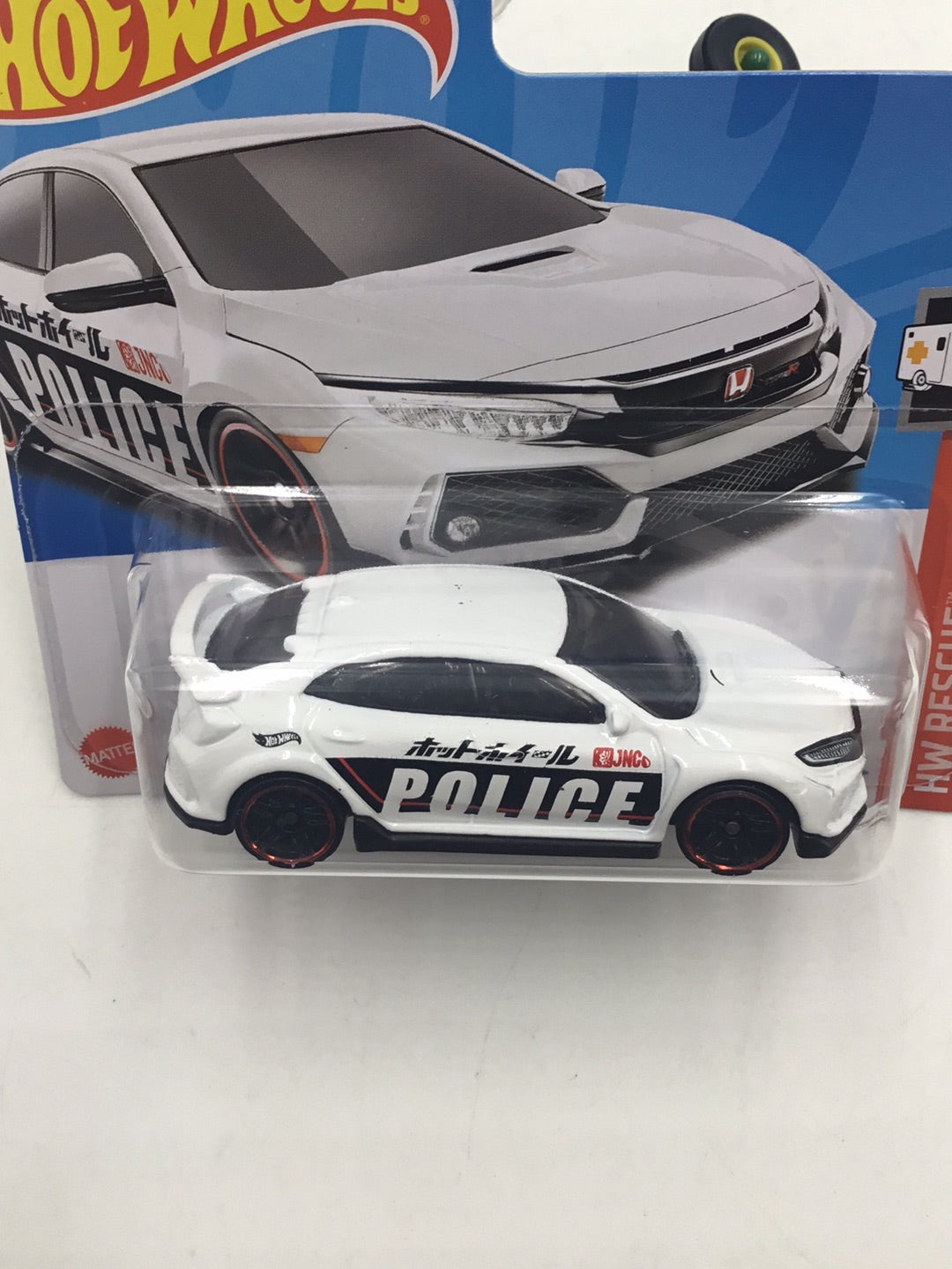 2023 hot wheels Short Card #215 Honda Civic type r JJ6